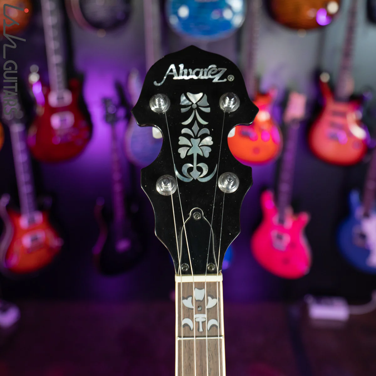 1999 Alvarez 4294 Silver Belle 5-String Banjo - Image 5