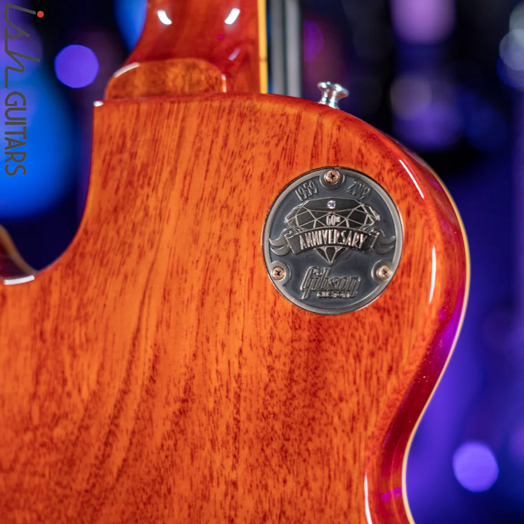 2019 Gibson Custom 60th Anniversary Les Paul '59 Reissue Cherry Sunburst - Image 9