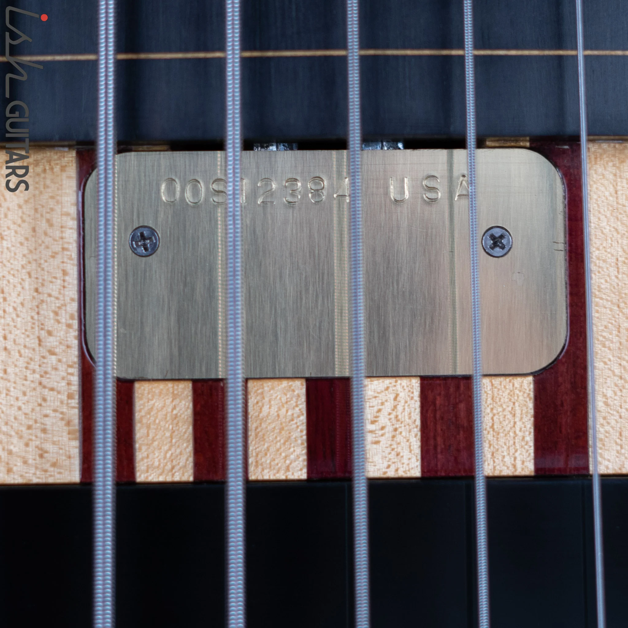 2000 Alembic Spoiler 7-String Bass Lined Fretless Natural - Image 8