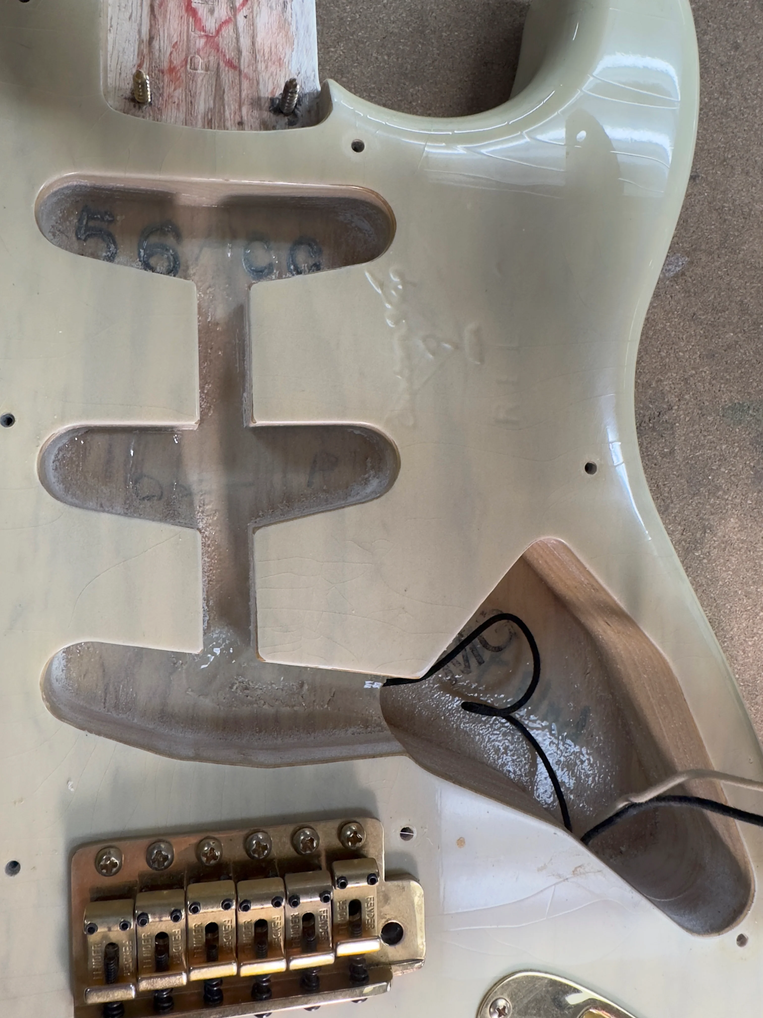 2000 Fender Custom Shop Closet Classic '56 Stratocaster White Blonde - Image 20