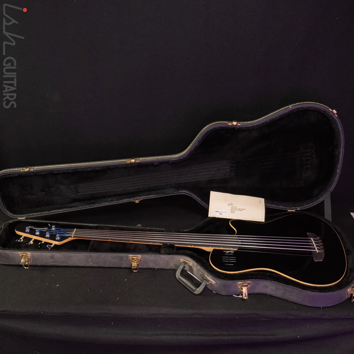2000 Godin A5 Five-String Fretless Semi-Acoustic Bass - Image 18