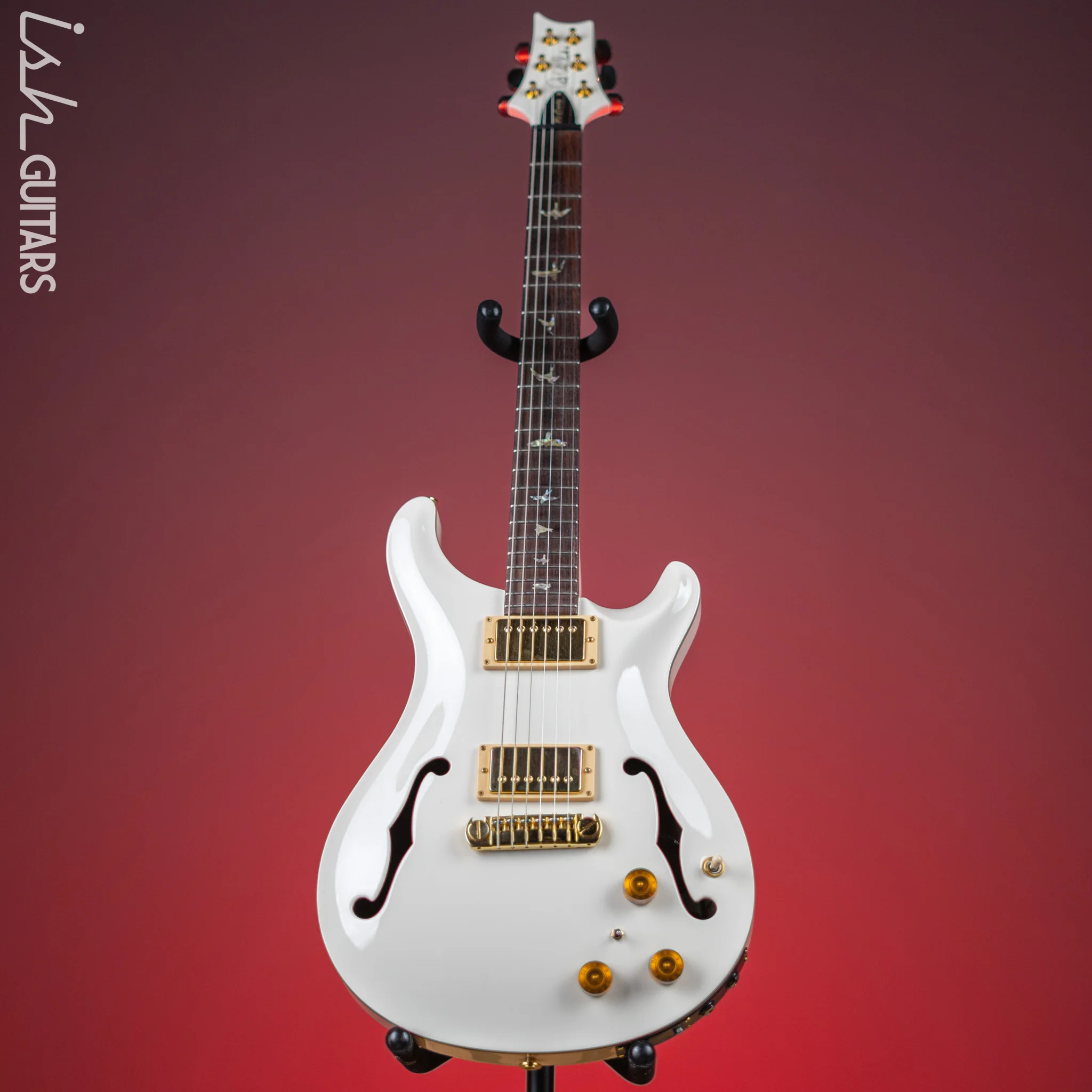 2000 PRS McCarty Hollowbody I Piezo Spruce Top Antique White - Image 2