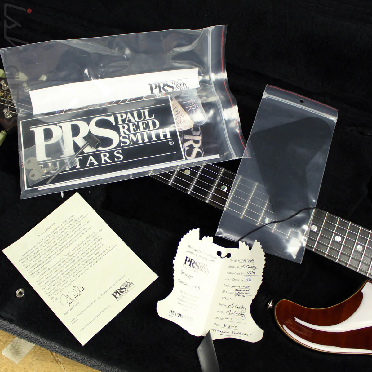 2000 PRS McCarty Brazilian Rosewood Neck 179/250 Special Edition McCarty Sunburst - Image 18