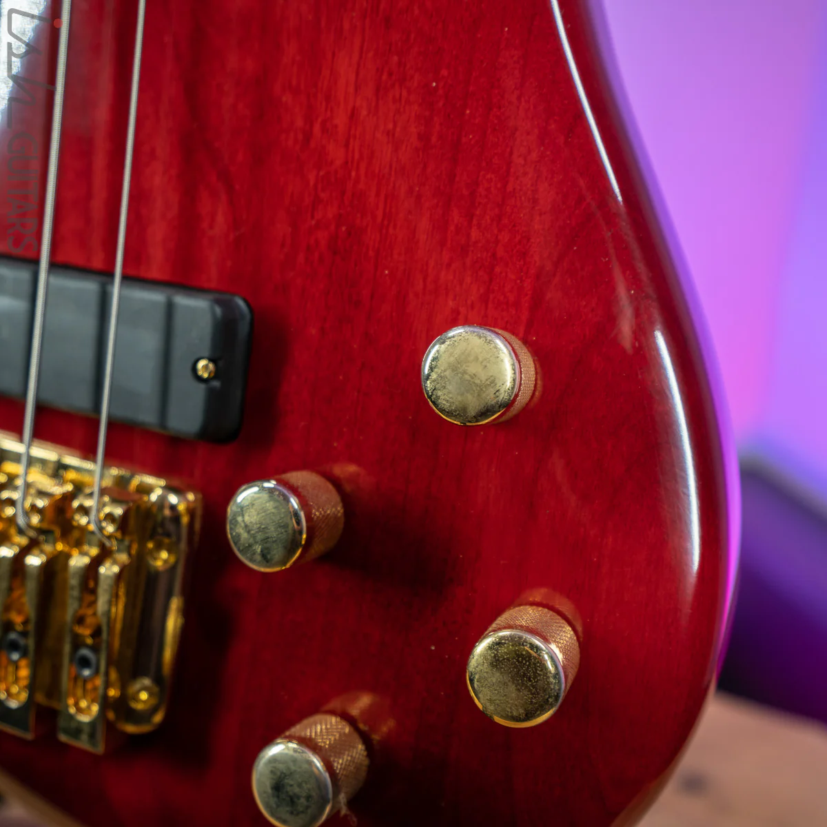2000 Samick Bass Translucent Red - Image 9