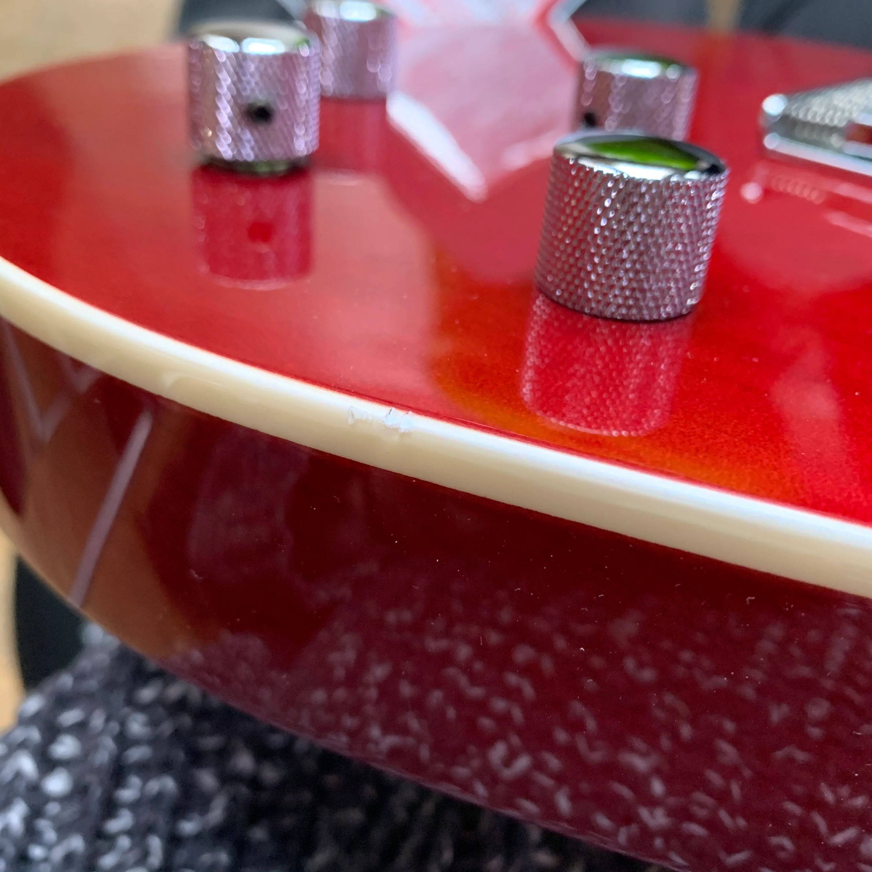 2000 Fender Squier Master Series Telecaster Standard Thinline Candy Apple Red - Image 14