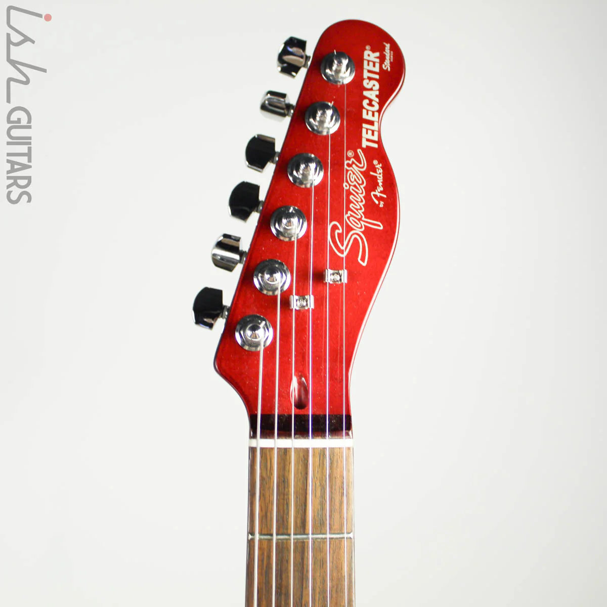 2000 Fender Squier Master Series Telecaster Standard Thinline Candy Apple Red - Image 6