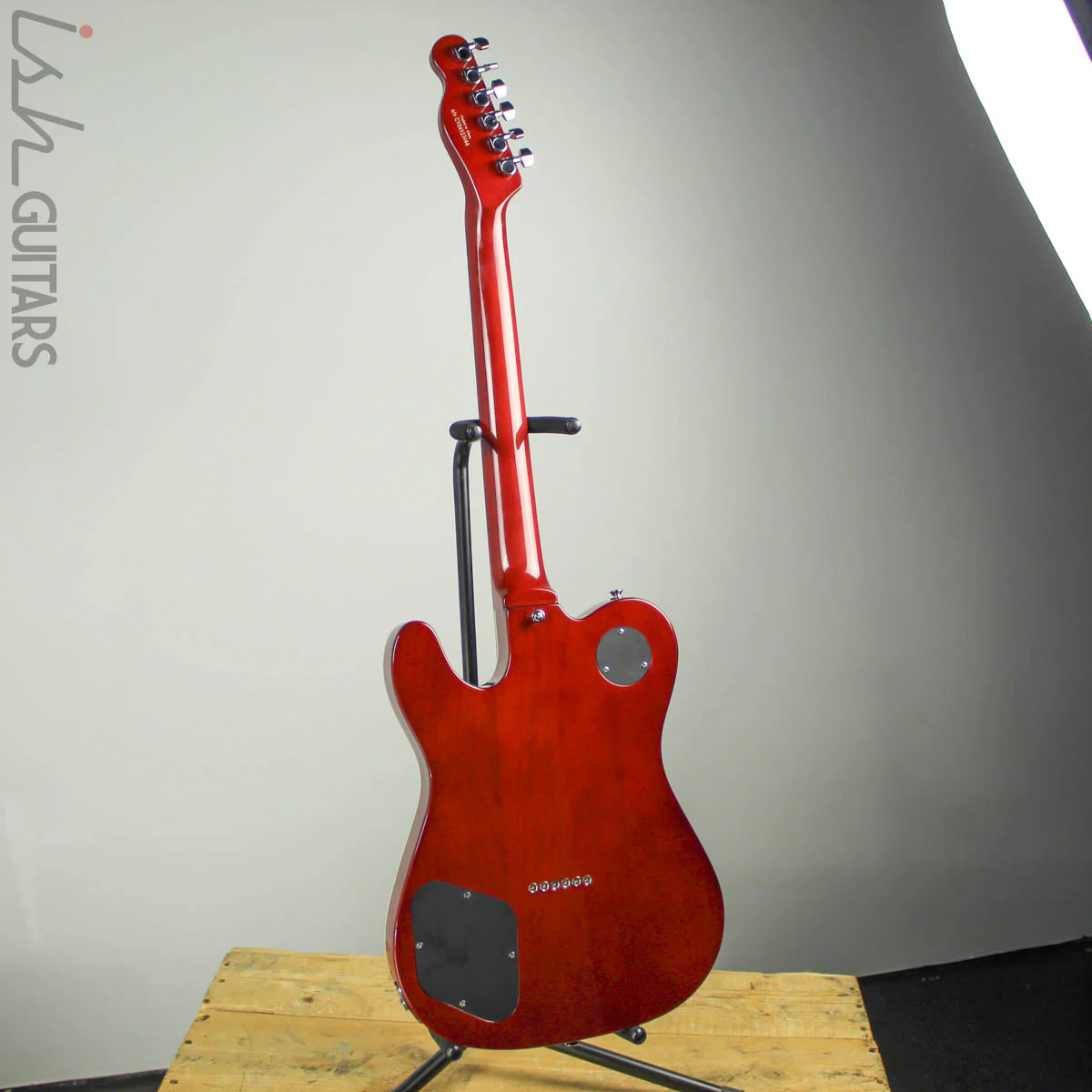 2000 Fender Squier Master Series Telecaster Standard Thinline Candy Apple Red - Image 7