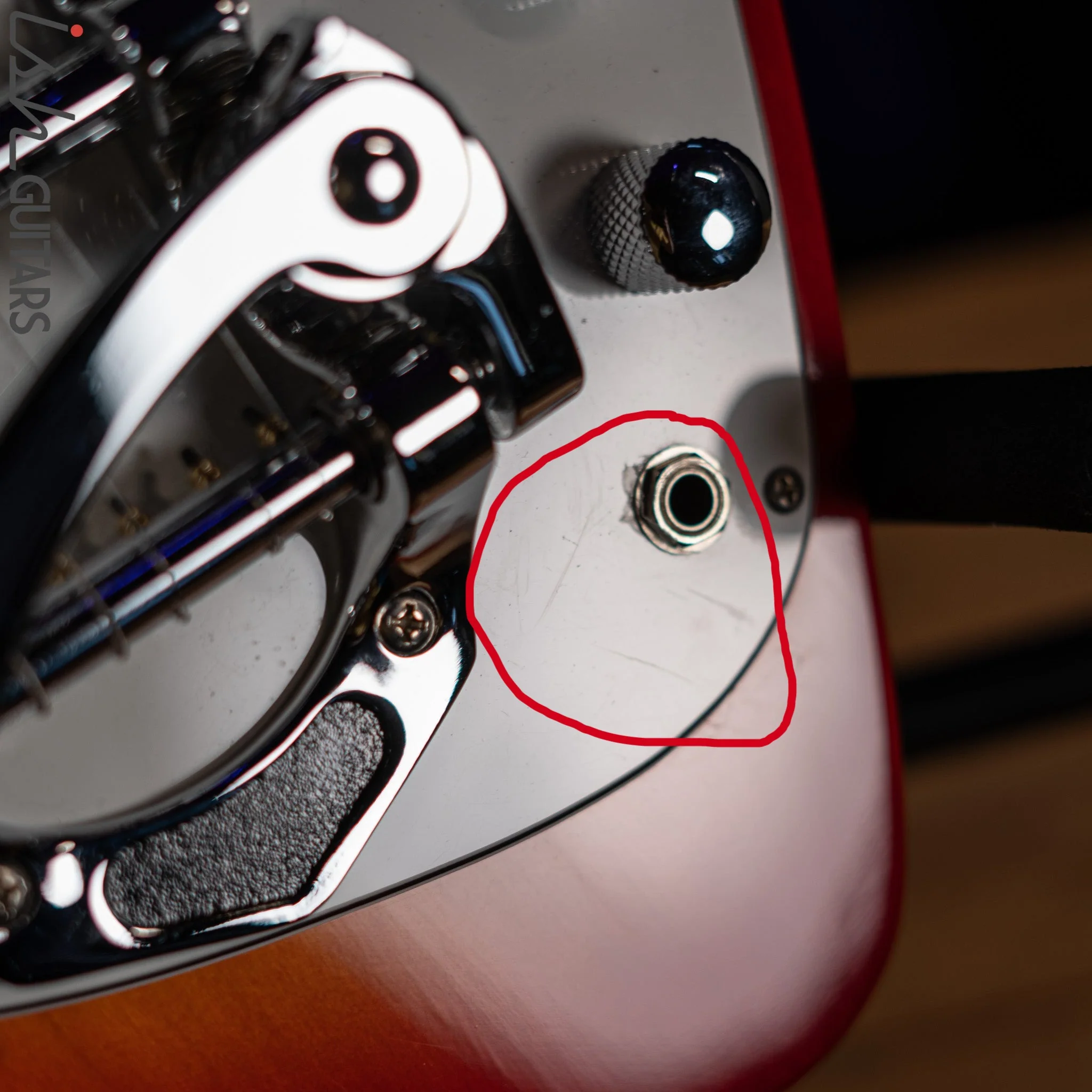 2000s Eastwood VG6 Red Burst - Image 14