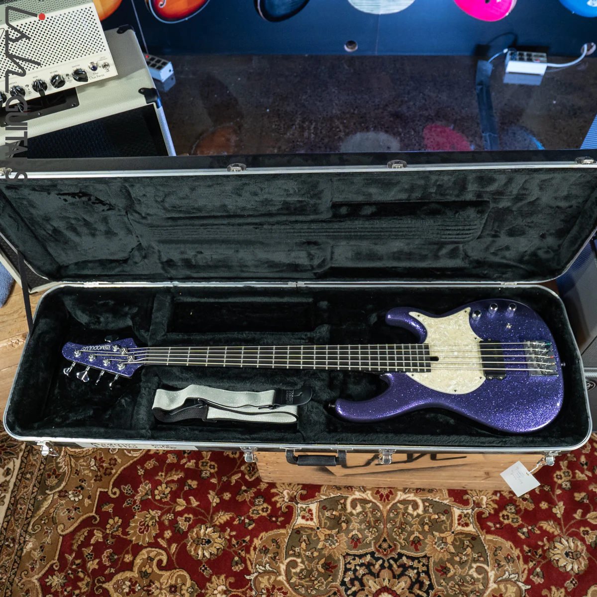 2001 Modulus Funk Unlimited FU5 Flea Bass FB5 - Rare Purple Glitter - Image 15