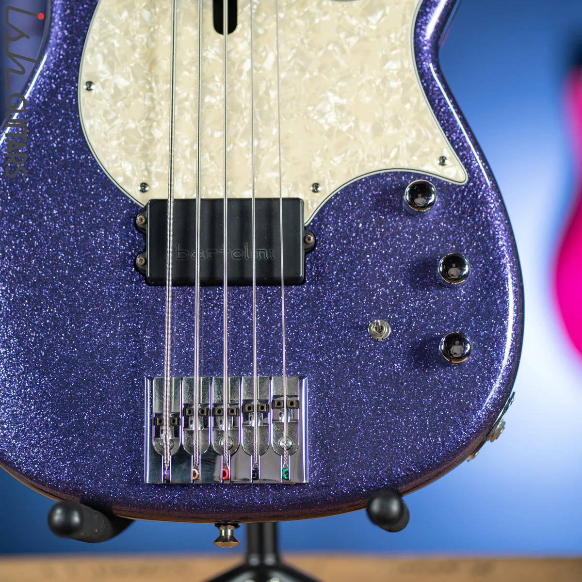 2001 Modulus Funk Unlimited FU5 Flea Bass FB5 - Rare Purple Glitter - Image 4