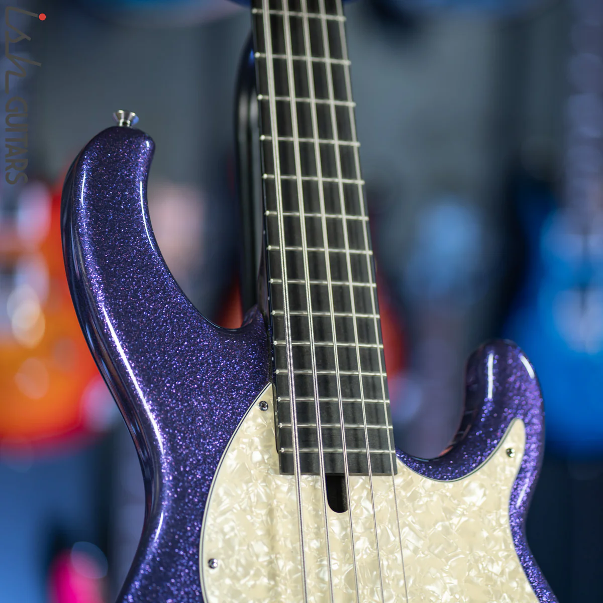 2001 Modulus Funk Unlimited FU5 Flea Bass FB5 - Rare Purple Glitter - Image 5