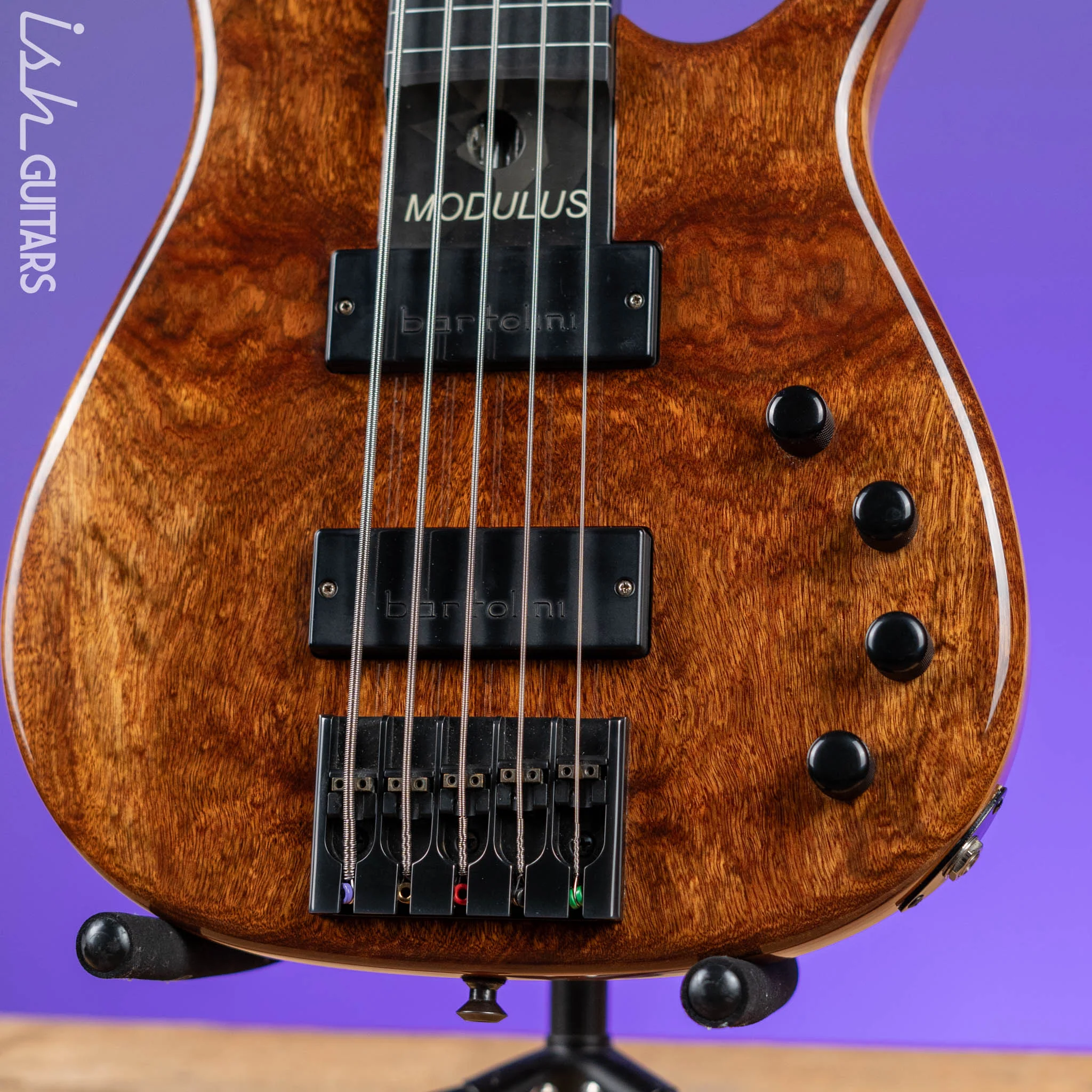 2001 Modulus Quantum 5 Fretless Bass - Image 4