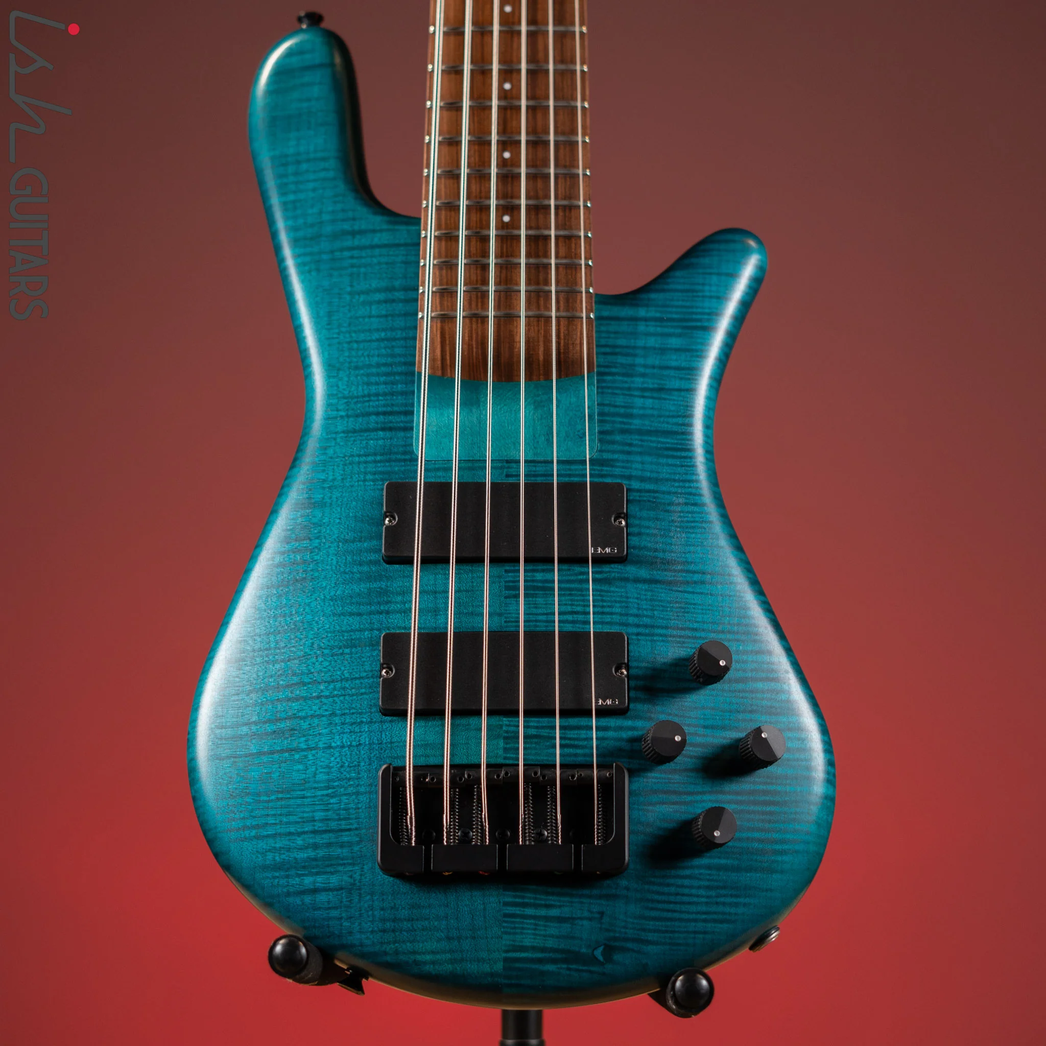 2001 Spector USA NS-JH6 #001 Peacock Blue Matte Owned by Stuart Spector