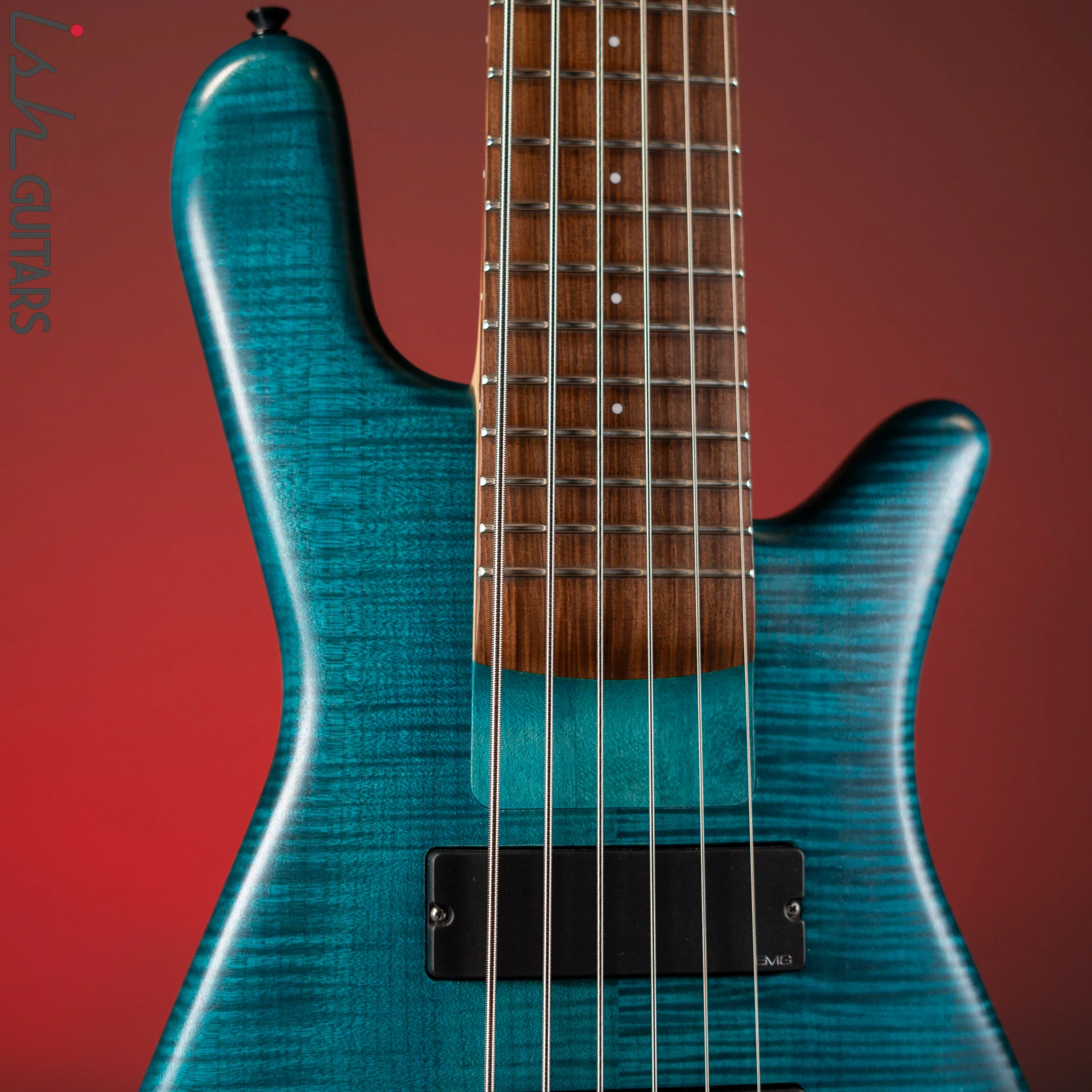 2001 Spector USA NS-JH6 #001 Peacock Blue Matte Owned by Stuart Spector - Image 3