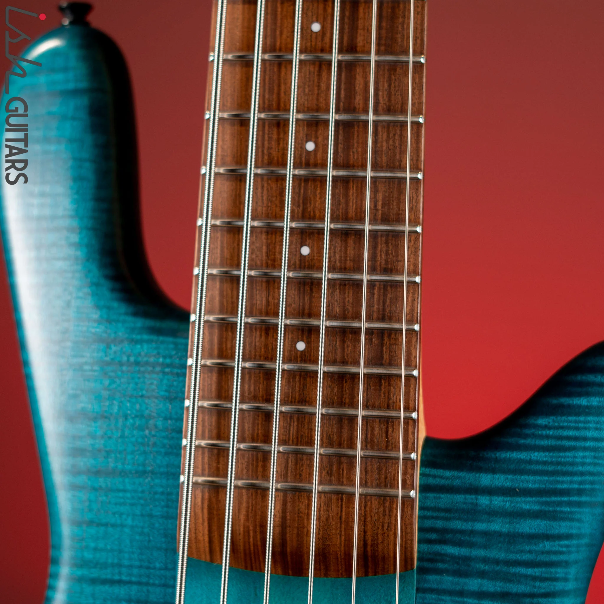2001 Spector USA NS-JH6 #001 Peacock Blue Matte Owned by Stuart Spector - Image 5