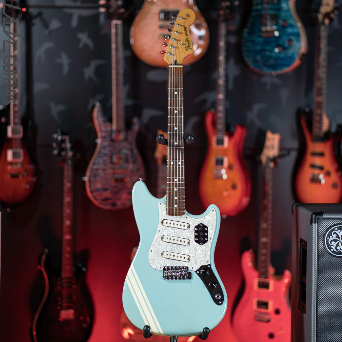 2002-2003 Fender Cyclone II MIM Daphne Blue - Image 2