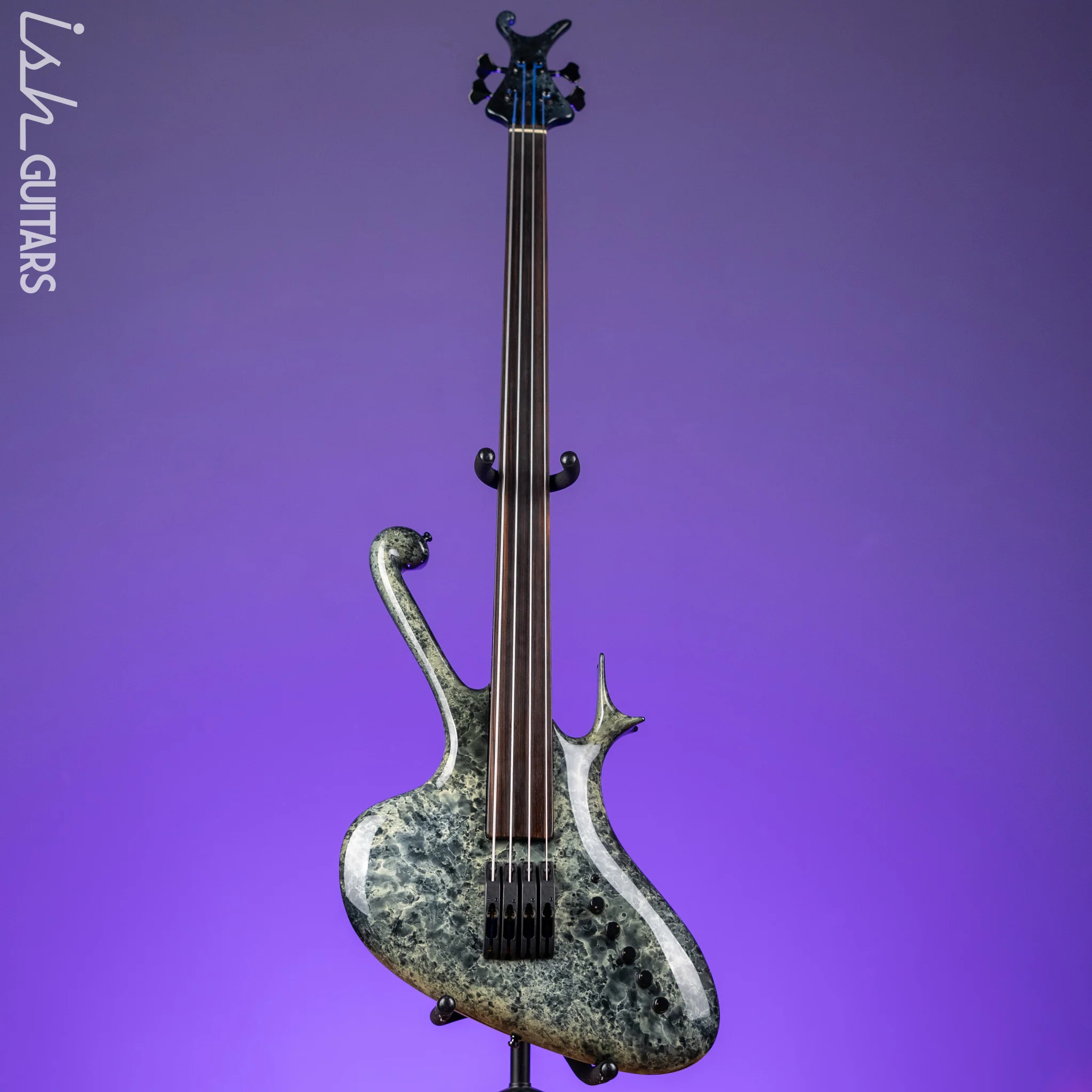 2002 Ritter Raptor Fretless 4-String Bass Marble - Image 2