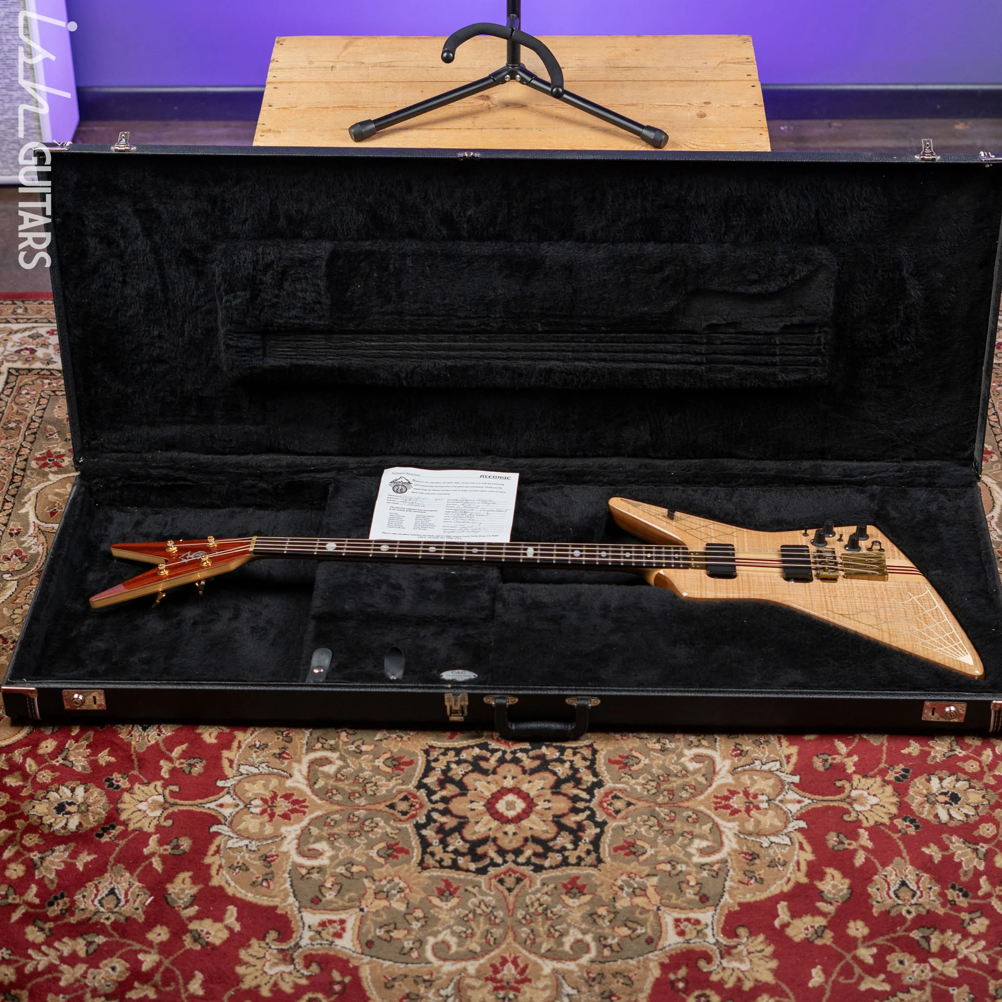 2003 Alembic Spyder John Entwistle 4-String Bass #7/50 Natural - Image 16