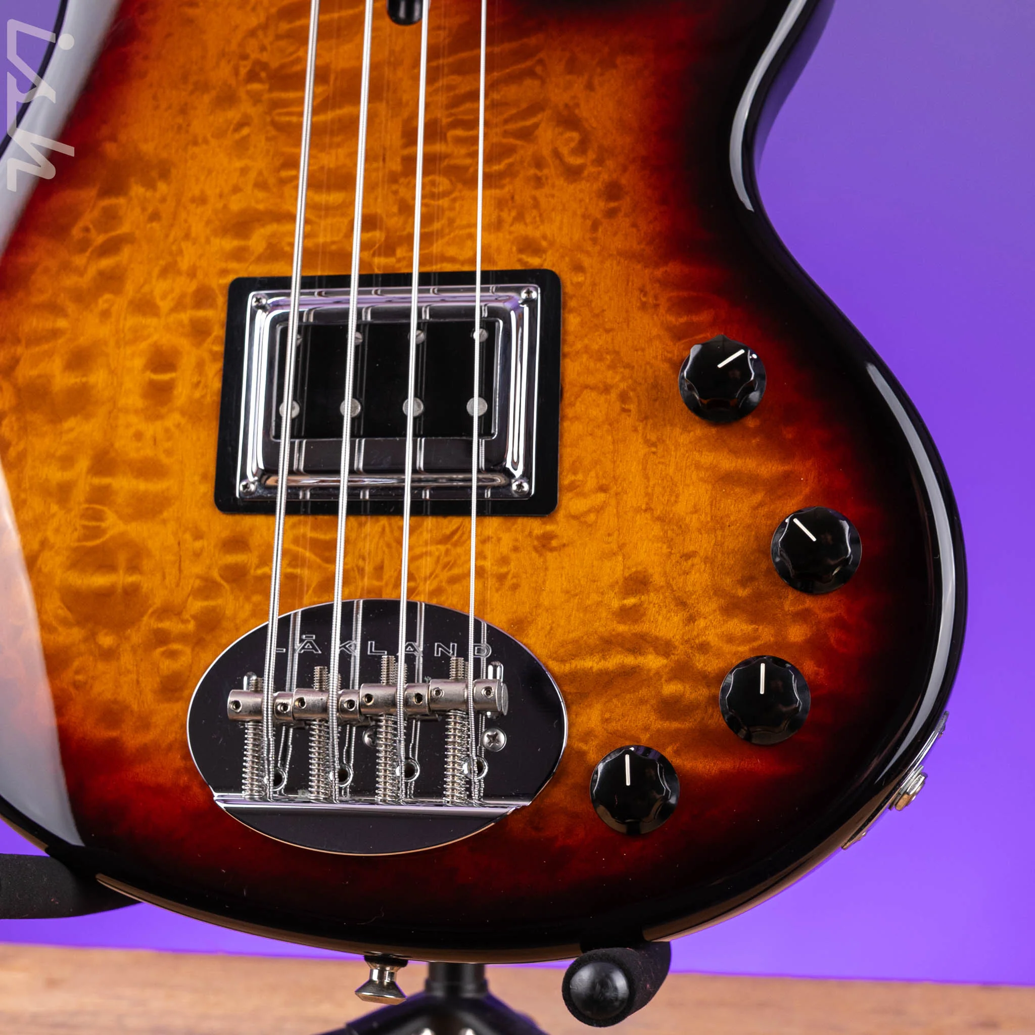 2003 Lakland 44-76 Sunburst Darkstar Pickup Darkglass Preamp - Image 5