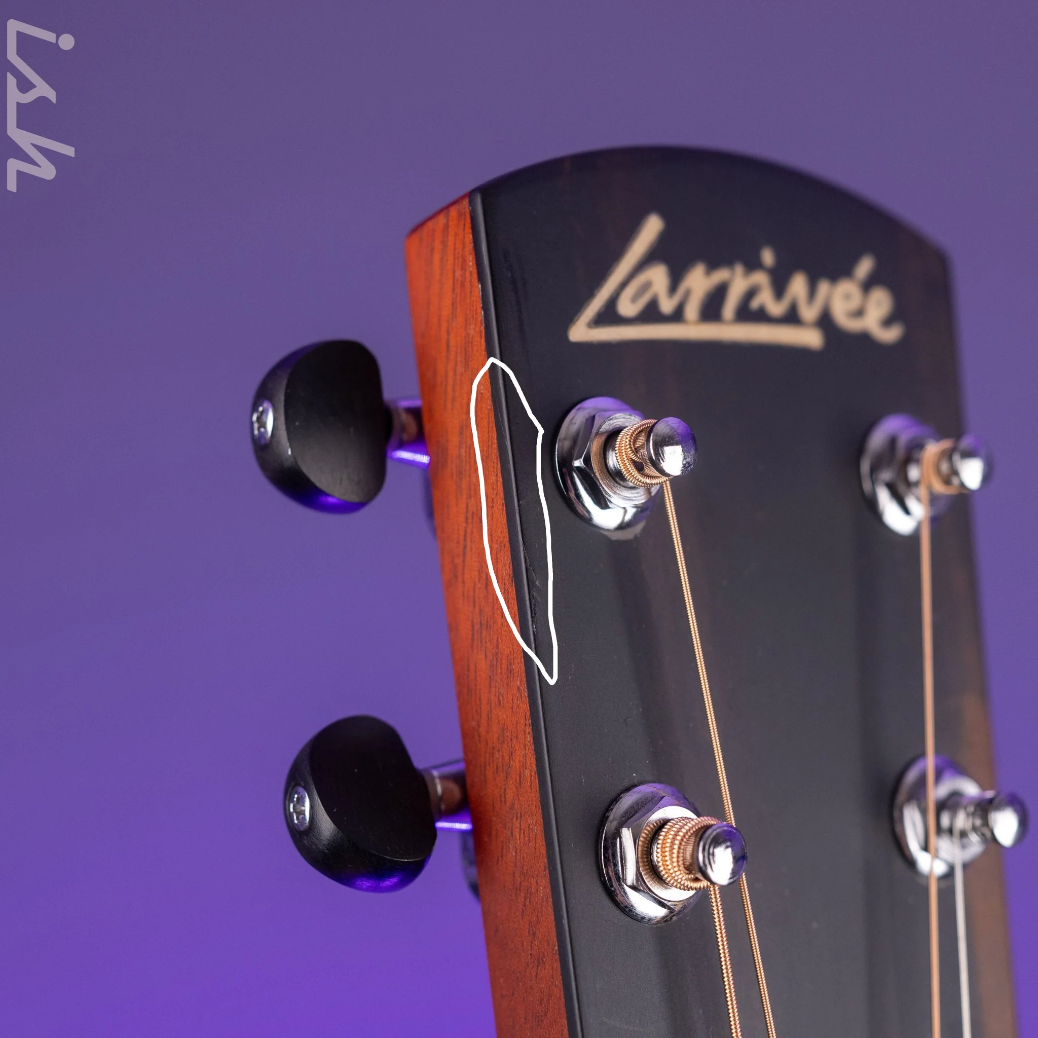 2003 Larrivee P-03K Koa Parlor Acoustic Guitar - Image 7