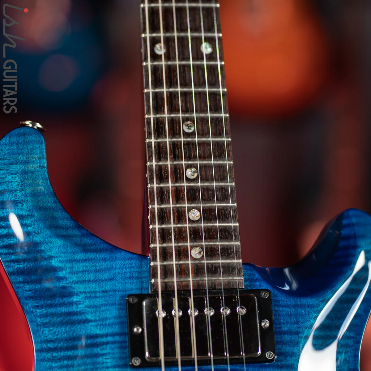 2003 PRS McCarty Hollowbody II Whale Blue 10 Top - Image 5
