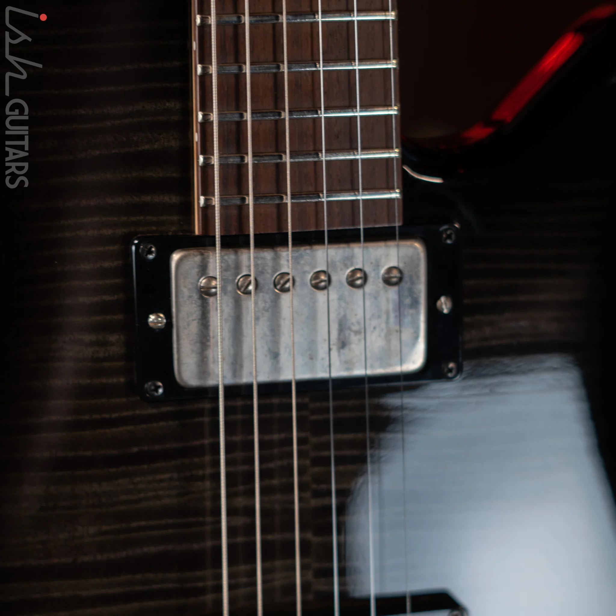 2003 Spector Arc 6 Bolt On Prototype #3 Electric Guitar Trans Black Owned by Stuart Spector - Image 5