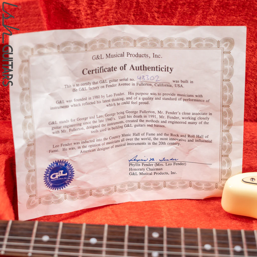 2005 G&L Legacy USA Electric Guitar Cream - Image 18