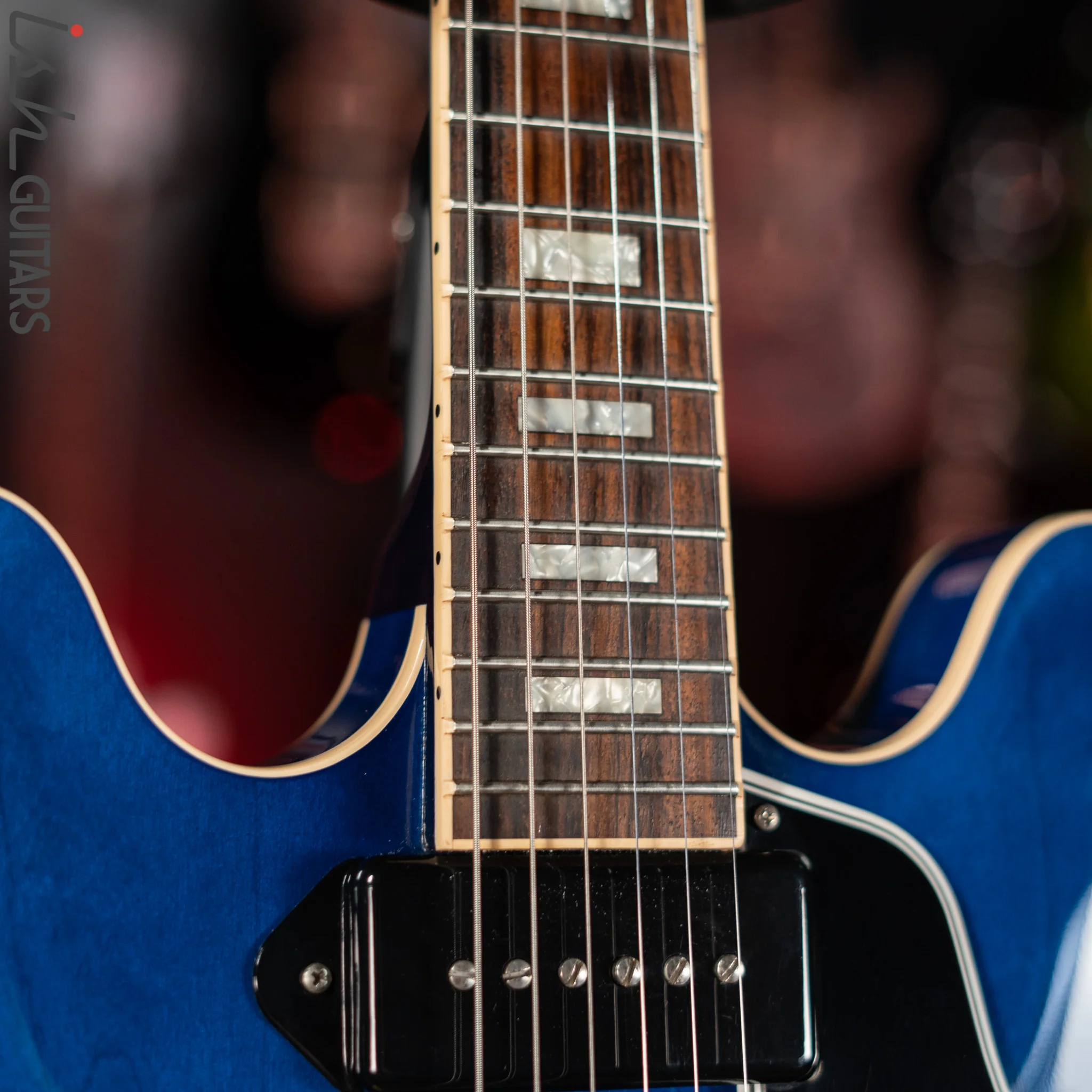 2010 Gibson Custom ES-330L Beale Street Blue - Image 9