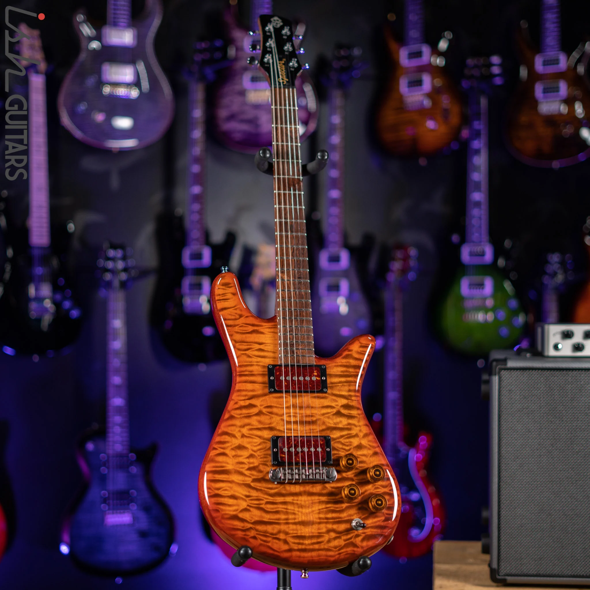 2005 Spector Arc-6 Set Neck Prototype #001 Ultra Amber Owned by Stuart Spector - Image 2