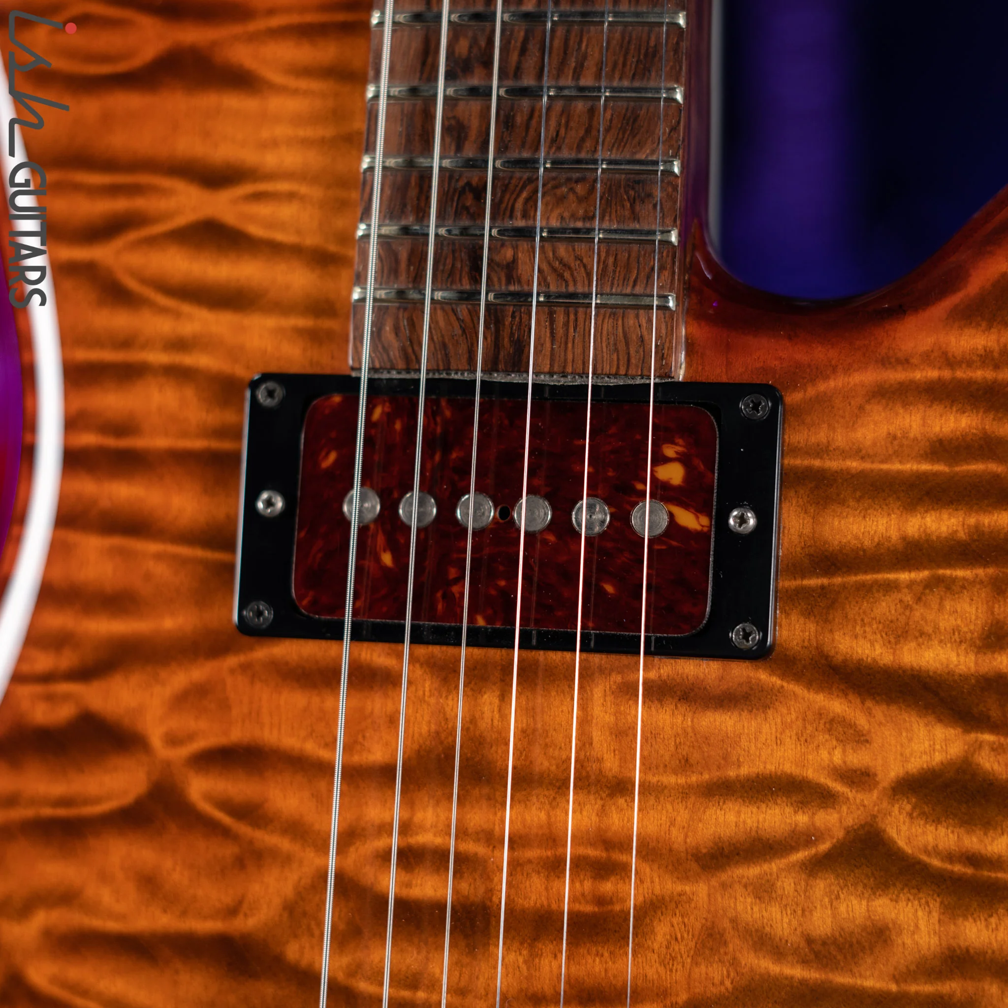 2005 Spector Arc-6 Set Neck Prototype #001 Ultra Amber Owned by Stuart Spector - Image 6