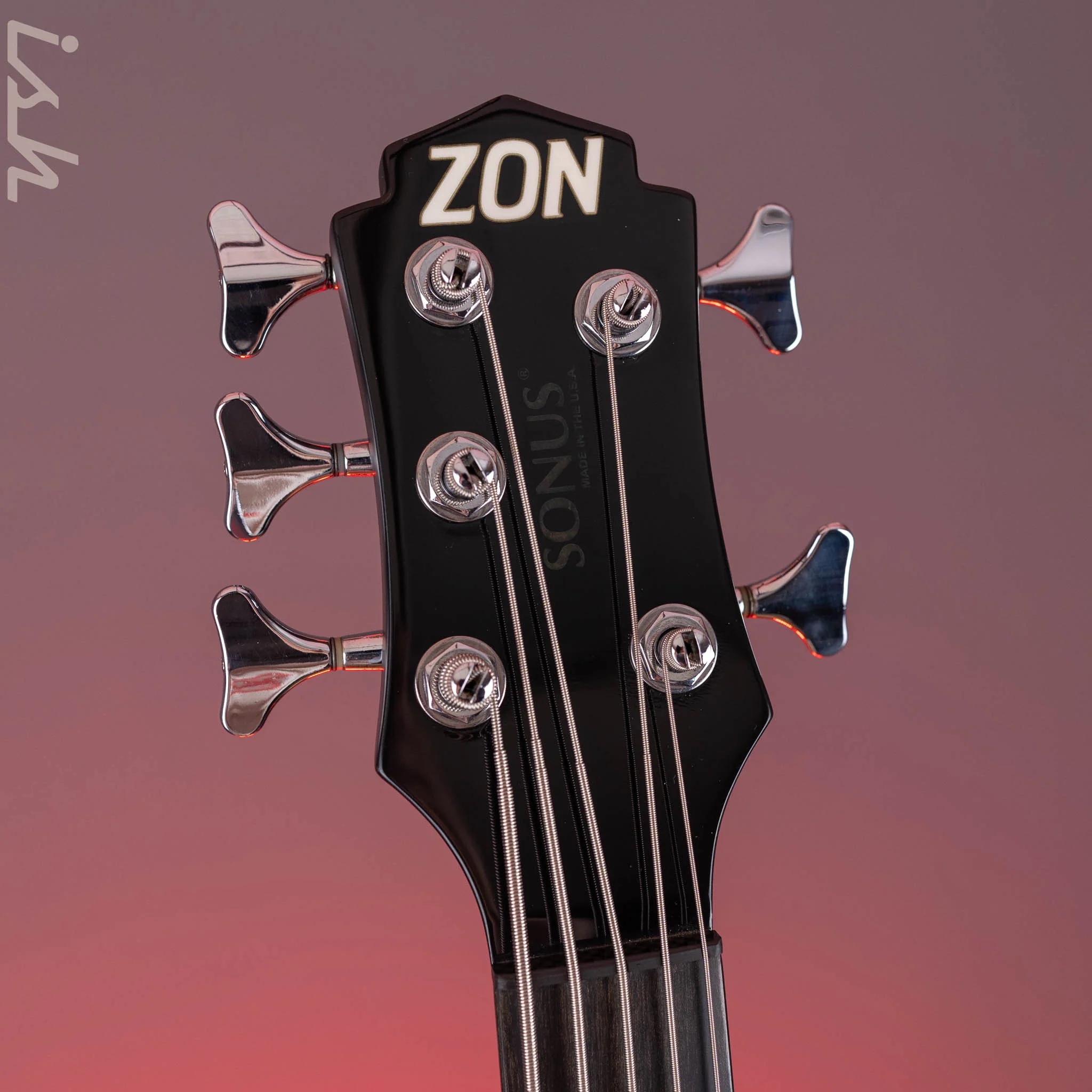2005 Zon Sonus Custom 5-string Bass Myrtlewood - Image 6