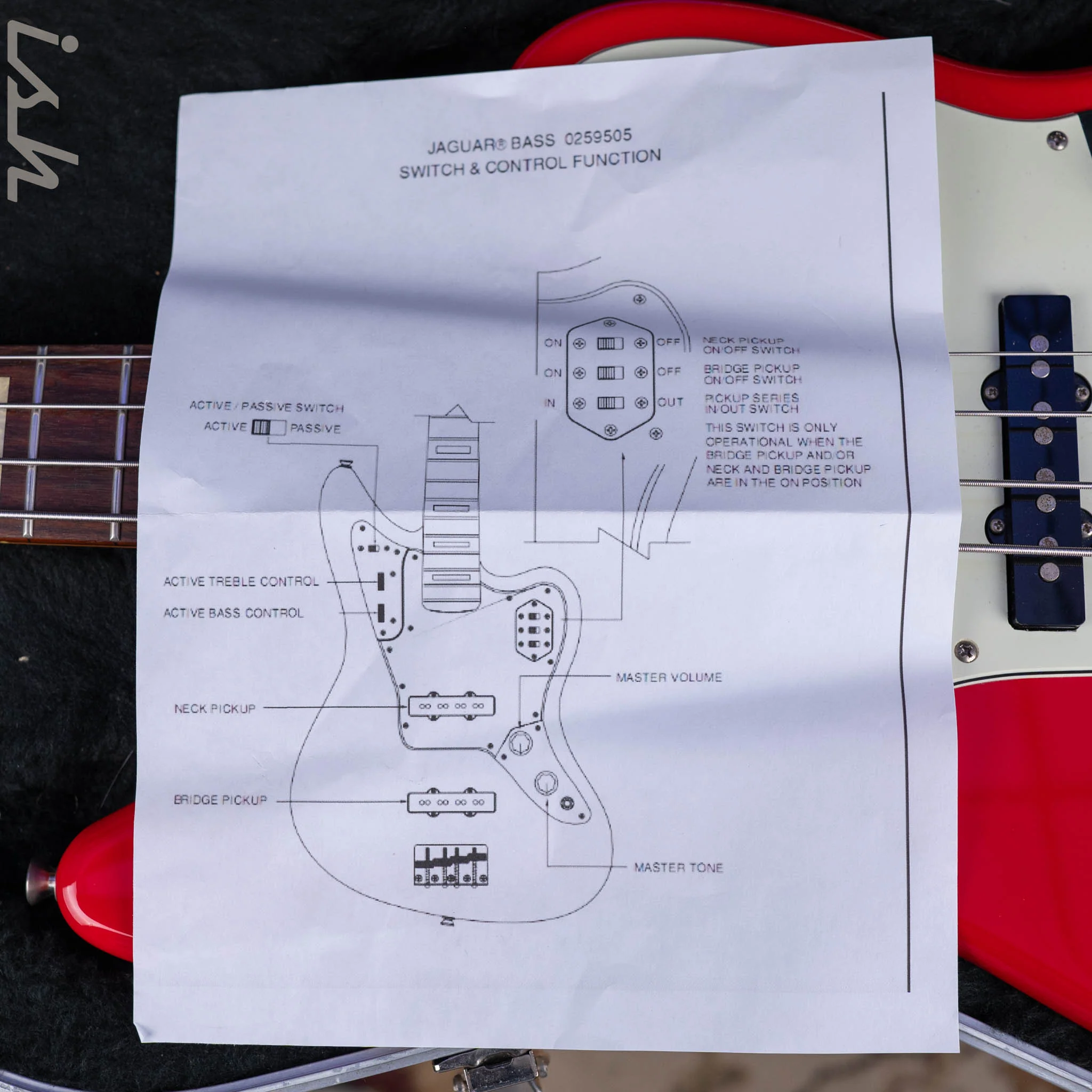 2007 Fender Jaguar Bass MIJ CIJ Japan Candy Apple Red - Image 21