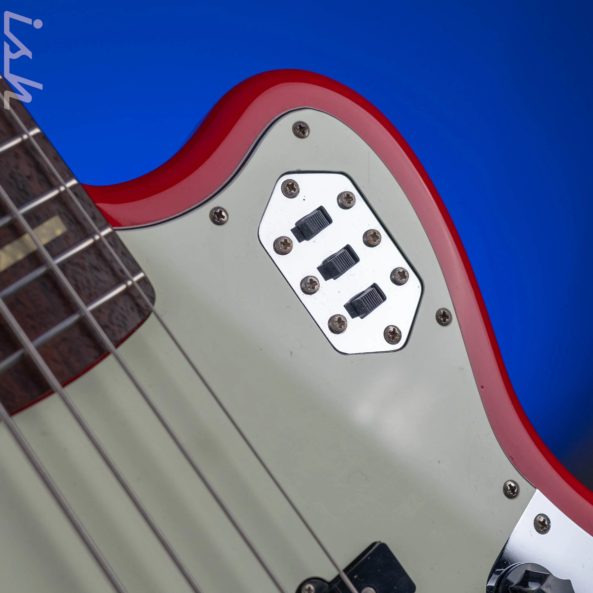 2007 Fender Jaguar Bass MIJ CIJ Japan Candy Apple Red - Image 8