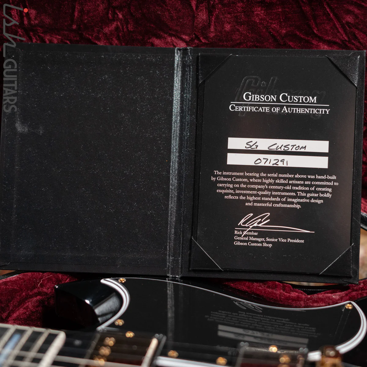 2017 Gibson SG Custom Shop Black - Image 16