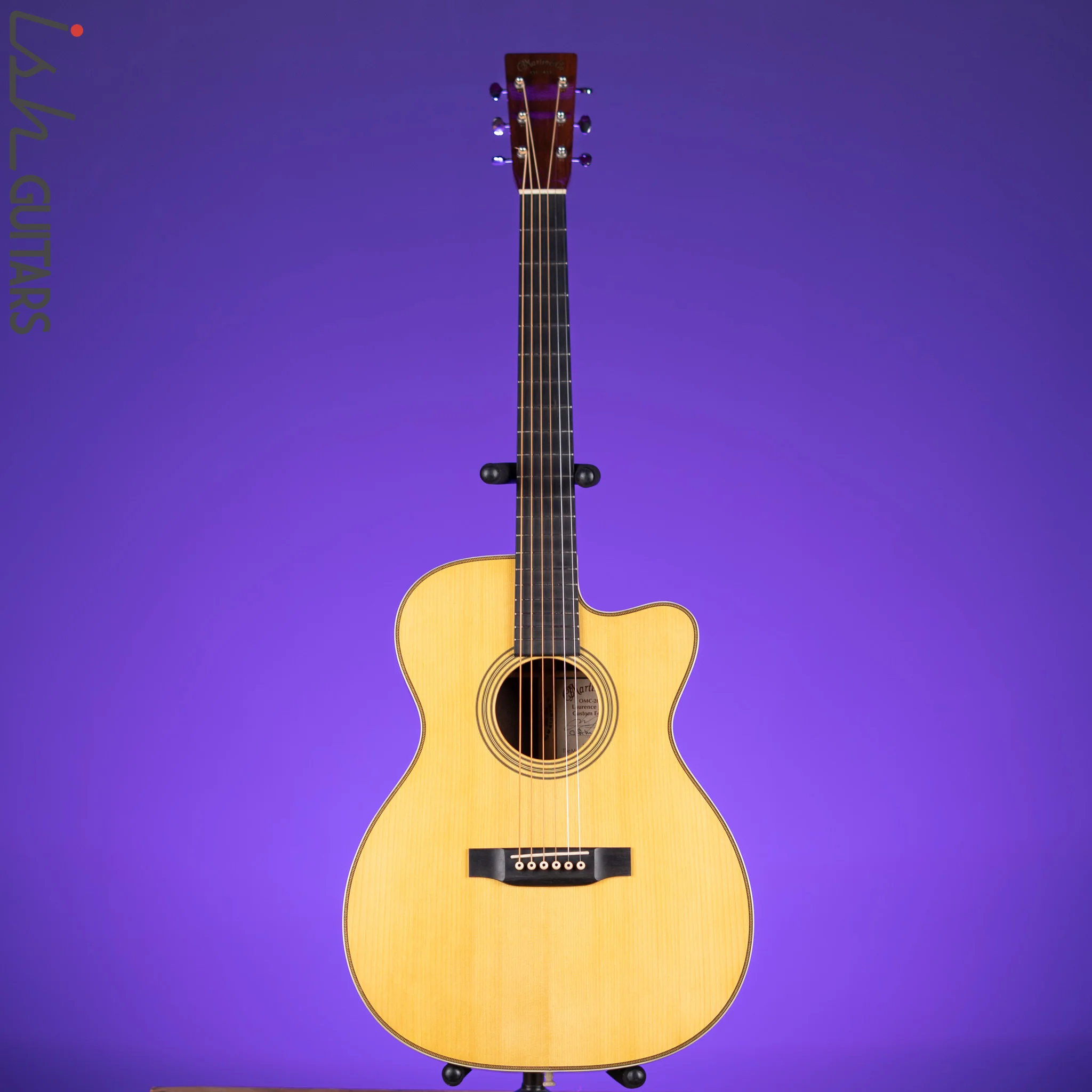 2007 Martin OMC-28M Custom Laurence Juber Natural - Image 2