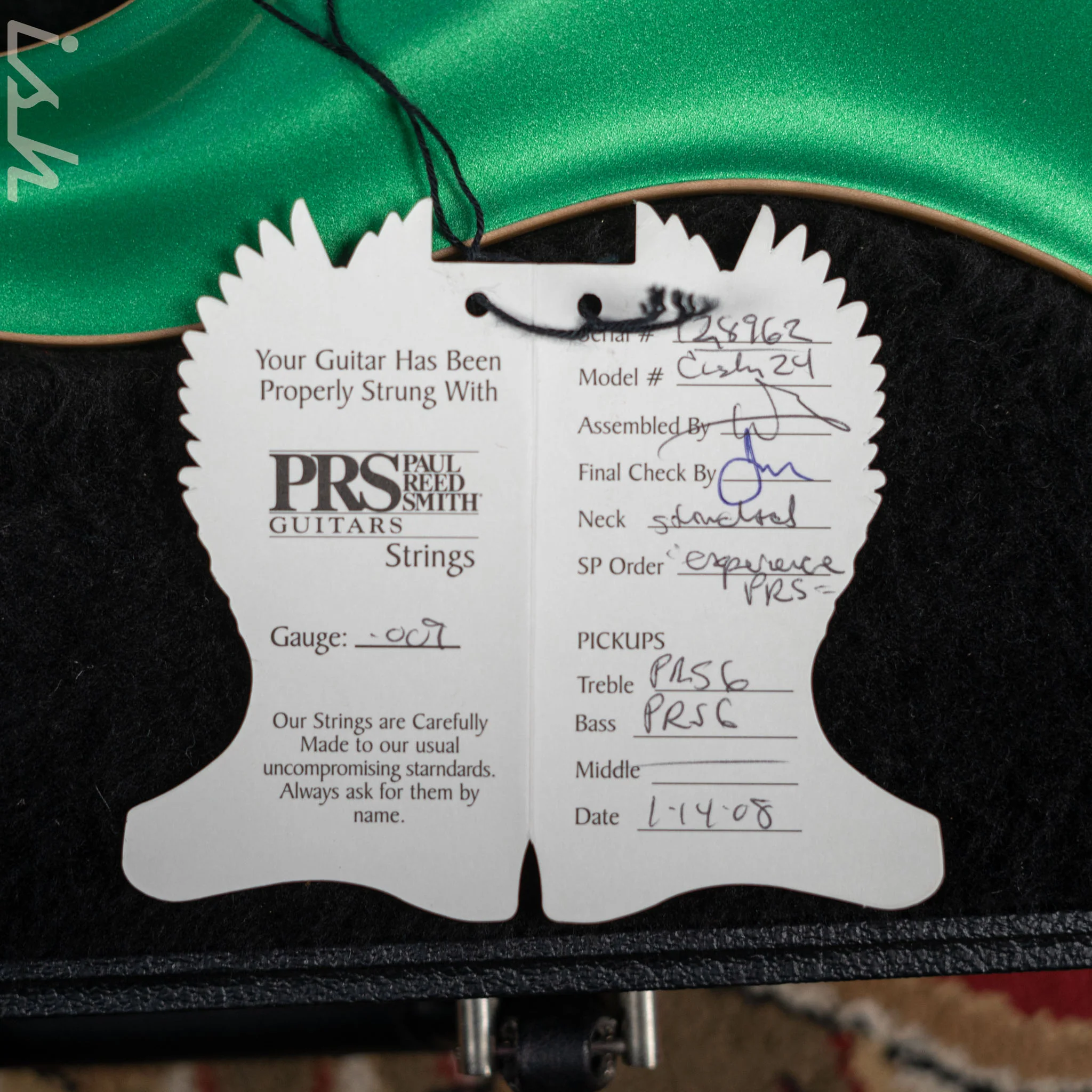 2007 PRS 'Experience PRS' Custom 24 Calypso Green - Image 21