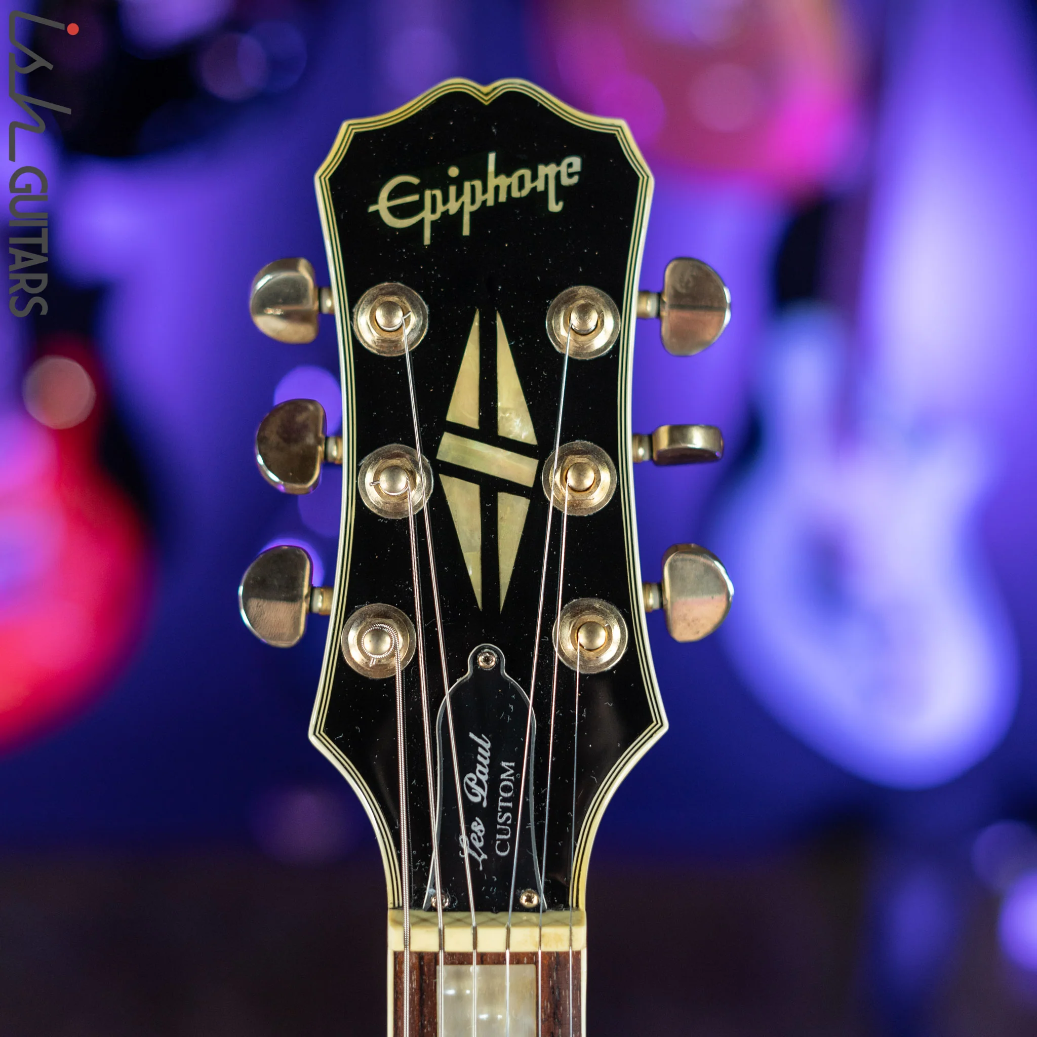 2008 Epiphone Les Paul Custom White - Image 6