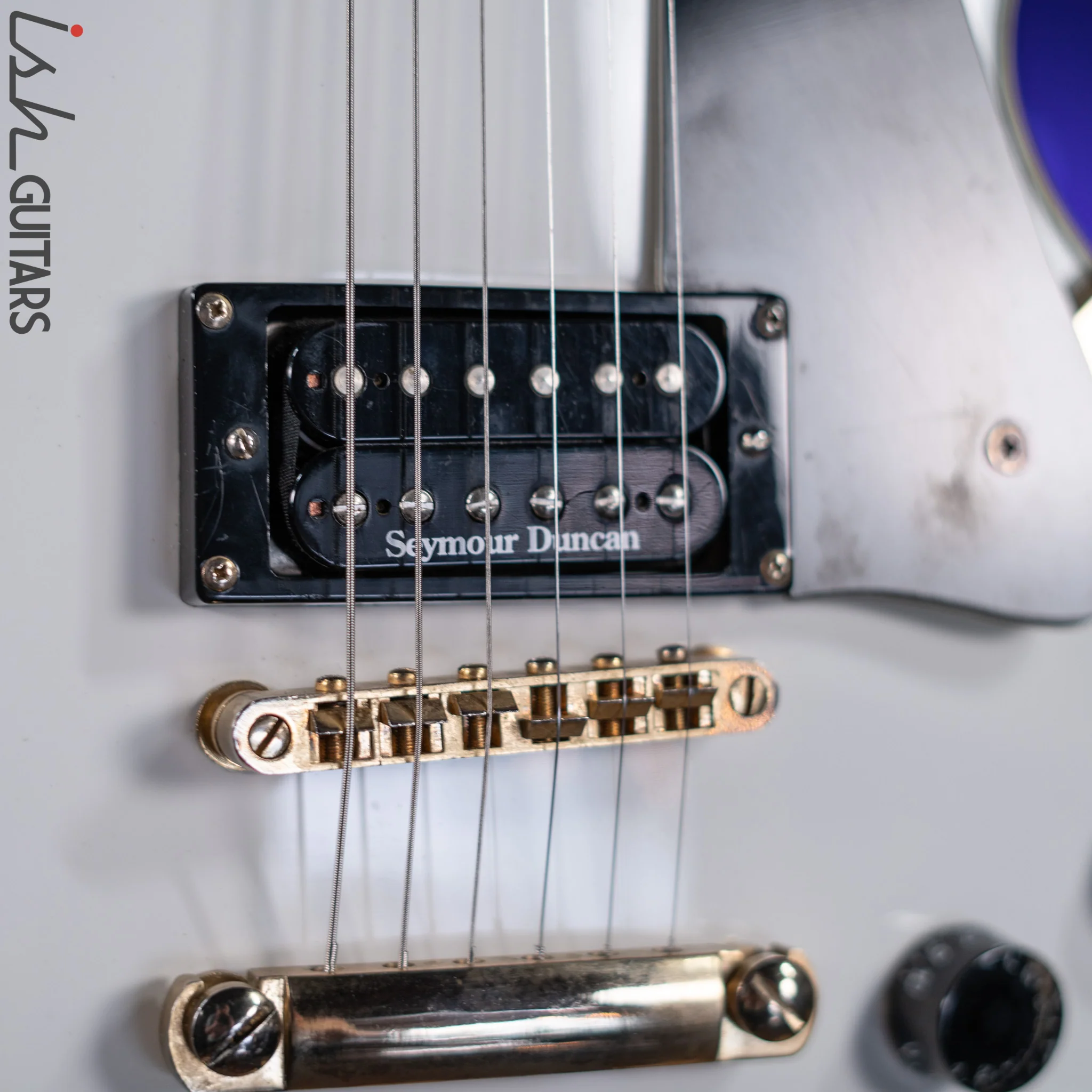 2008 Epiphone Les Paul Custom White - Image 8
