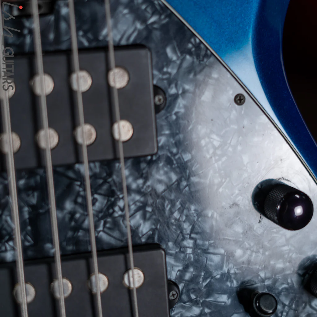2008 Ernie Ball Music Man Stingray 5 HH Blue Pearl - Image 17