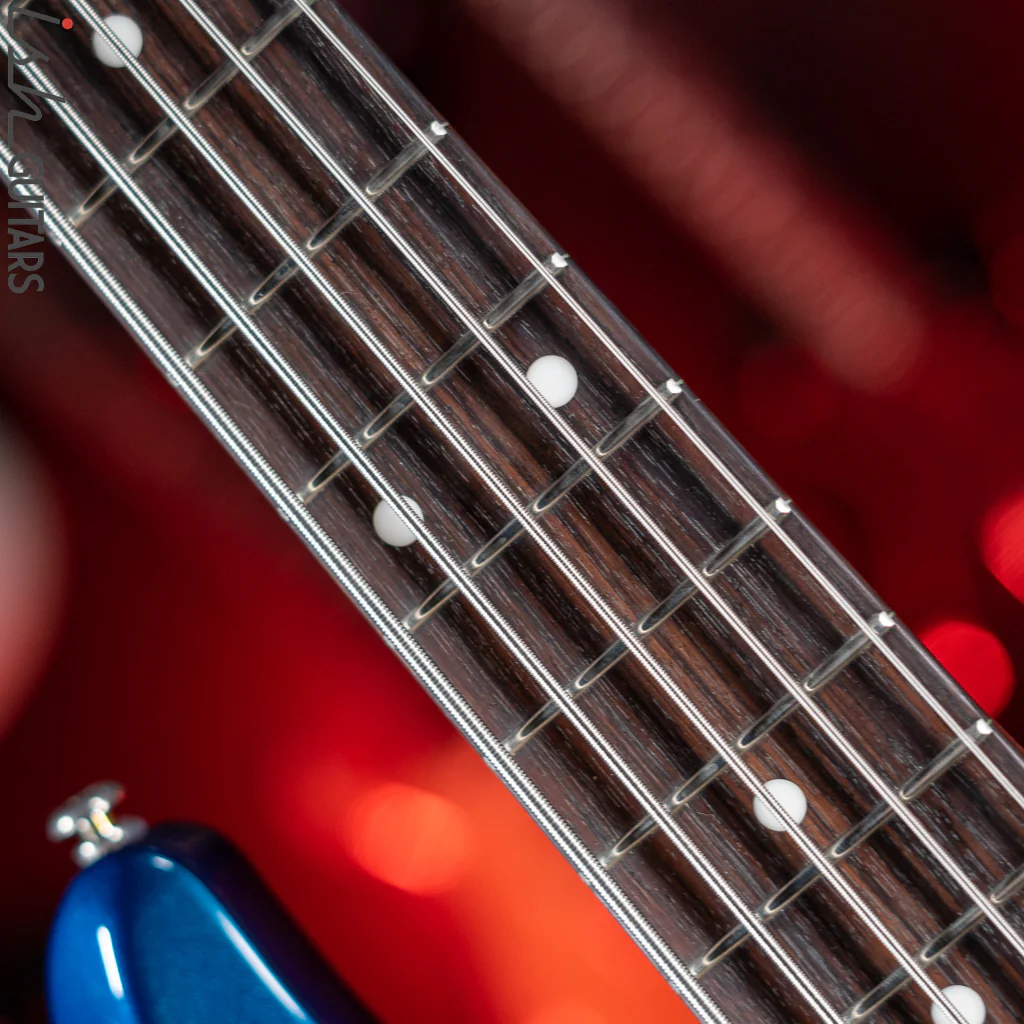 2008 Ernie Ball Music Man Stingray 5 HH Blue Pearl - Image 5