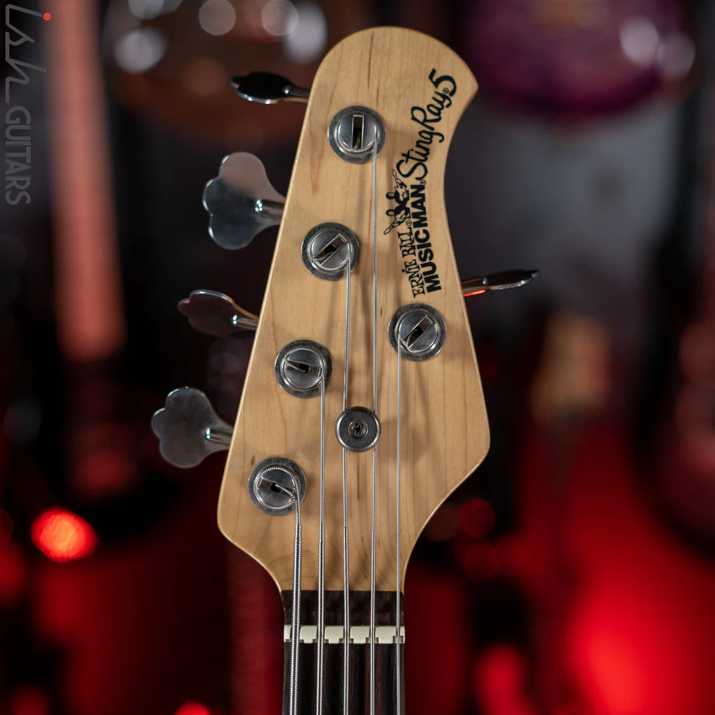 2008 Ernie Ball Music Man Stingray 5 HH Blue Pearl - Image 6