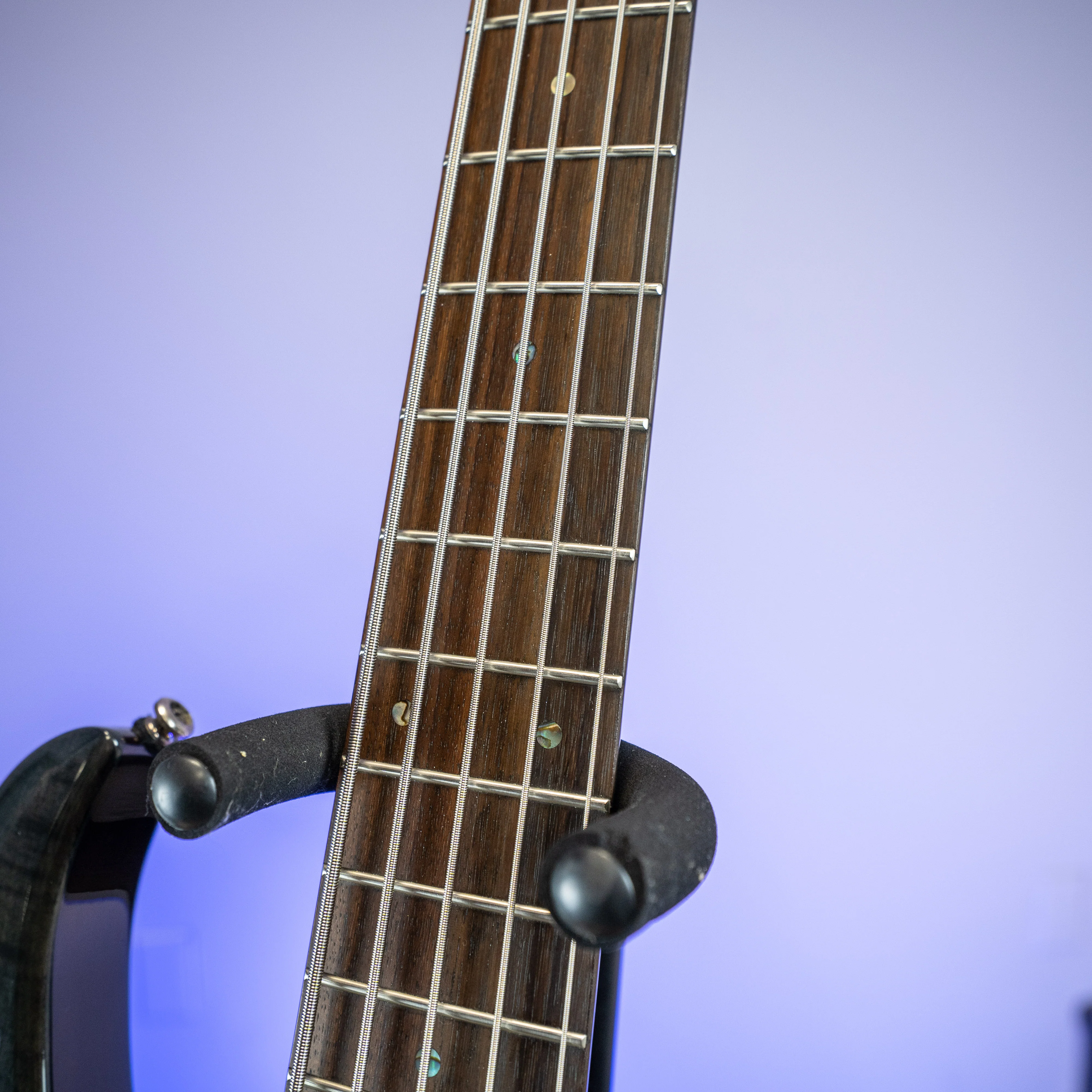 2008 Ibanez BTB575 Trans Gray 5 String Bass - Image 6