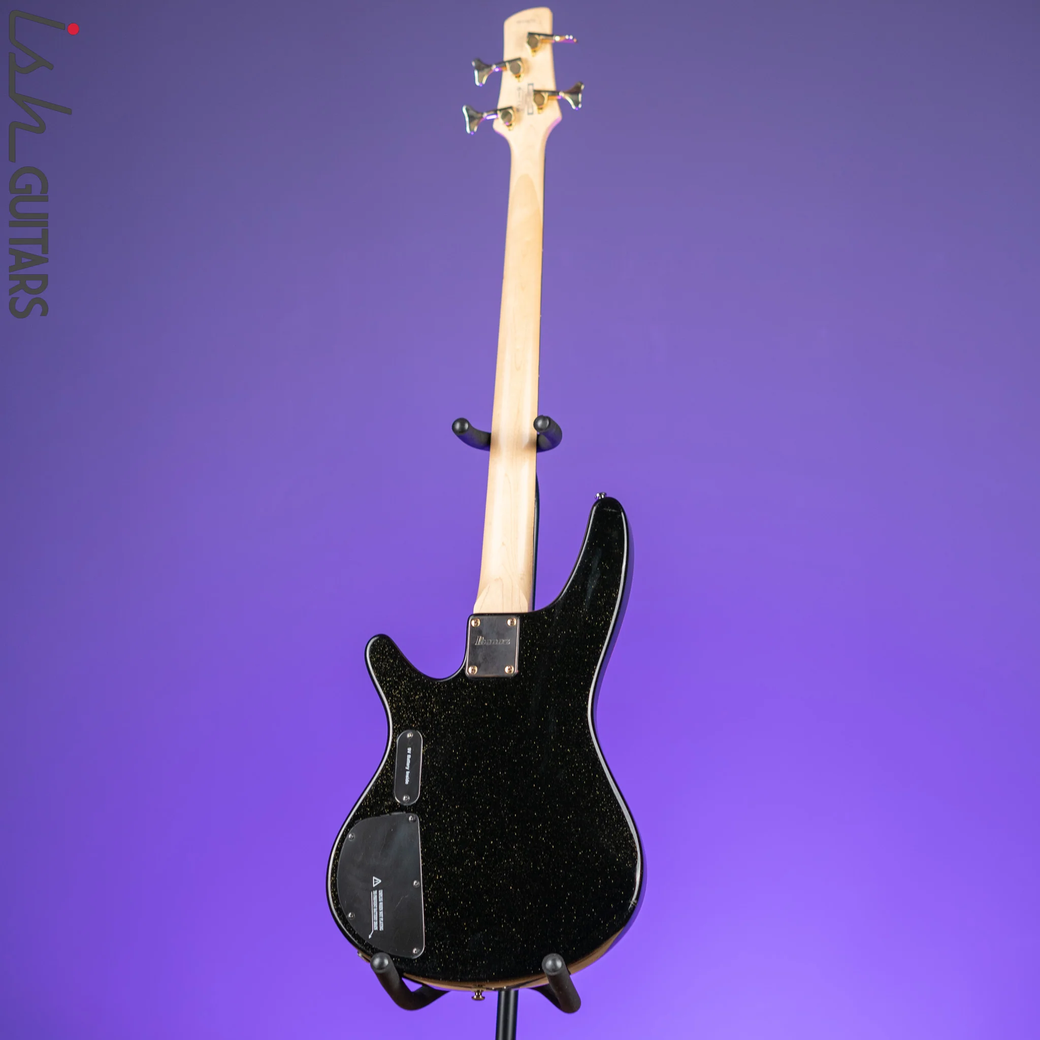 2008 Ibanez SRX08 LTD Bass Guitar Black Sparkle - Image 11