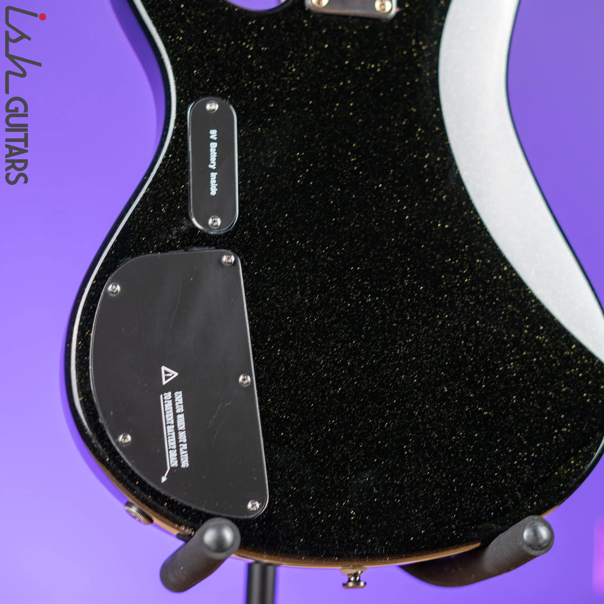 2008 Ibanez SRX08 LTD Bass Guitar Black Sparkle - Image 14