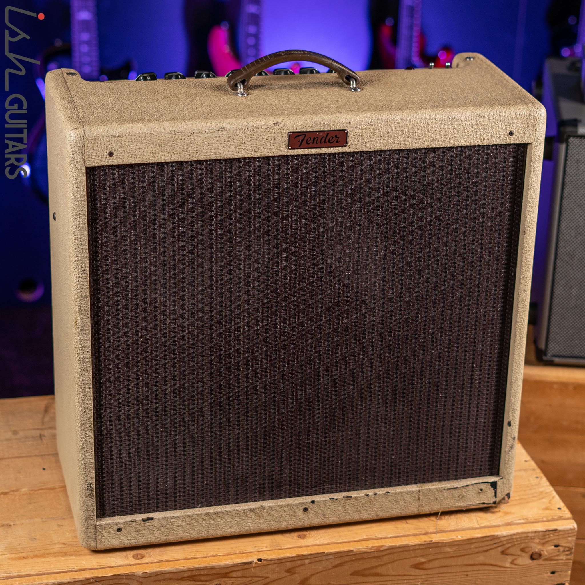 2009 USA Fender Blues DeVille Reissue Cream PROJECT AMP - Image 3