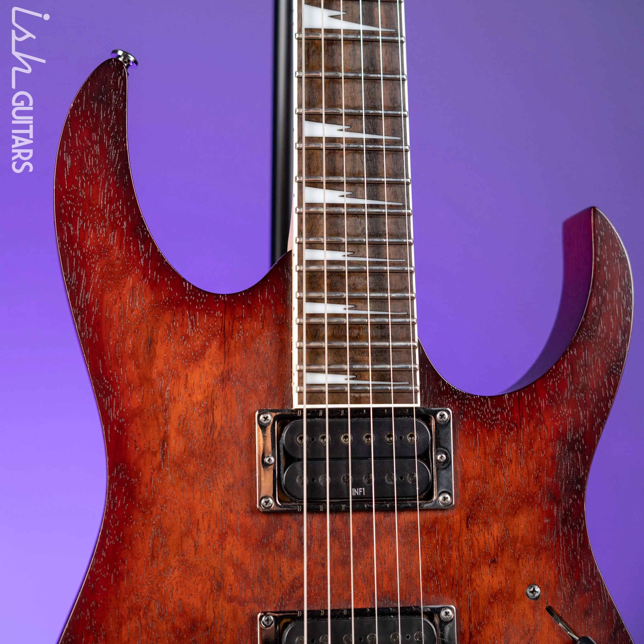 2009 Ibanez RG420FB Flat Brown - Image 3