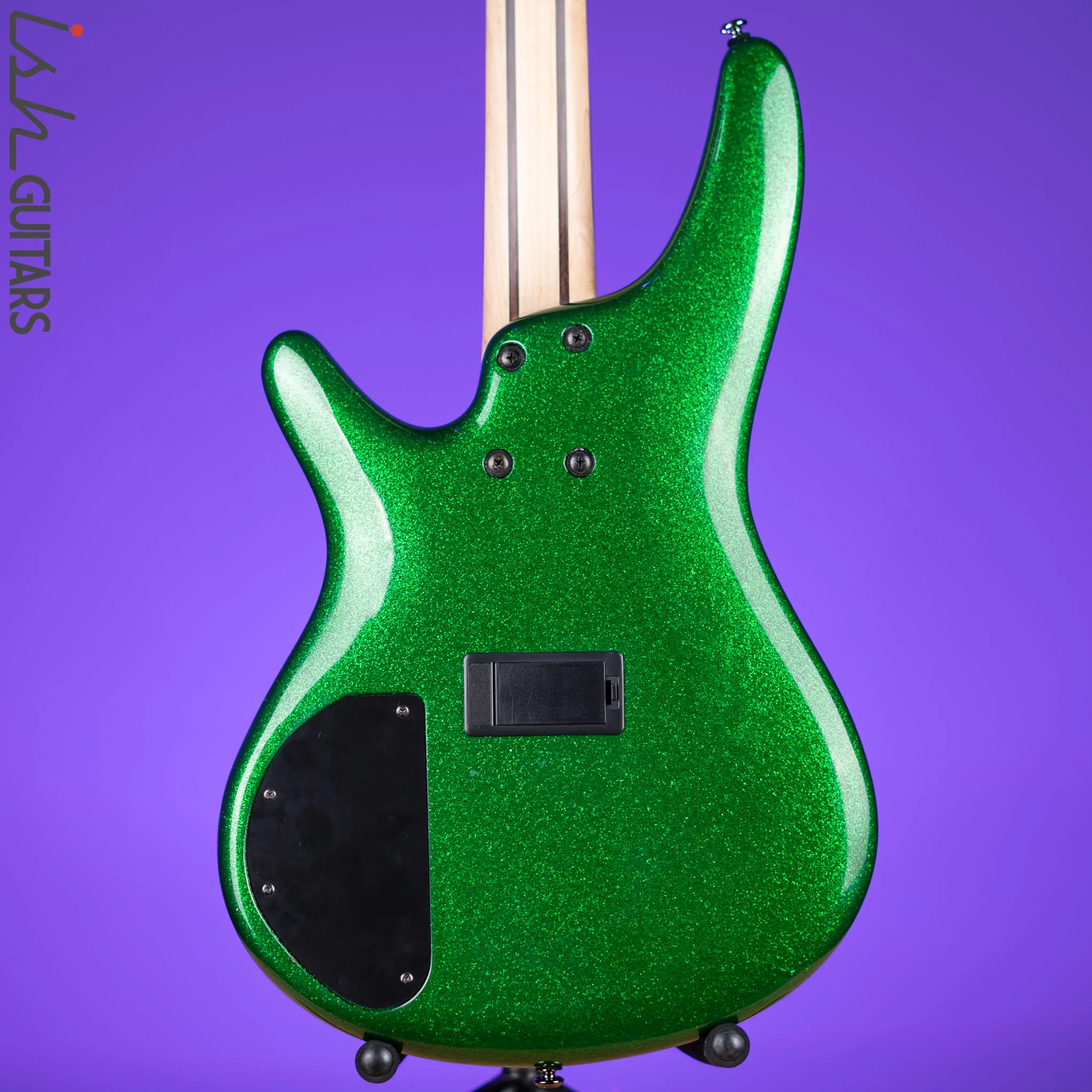 2009 Ibanez SR300 Bass Guitar Green Sparkle - Image 7
