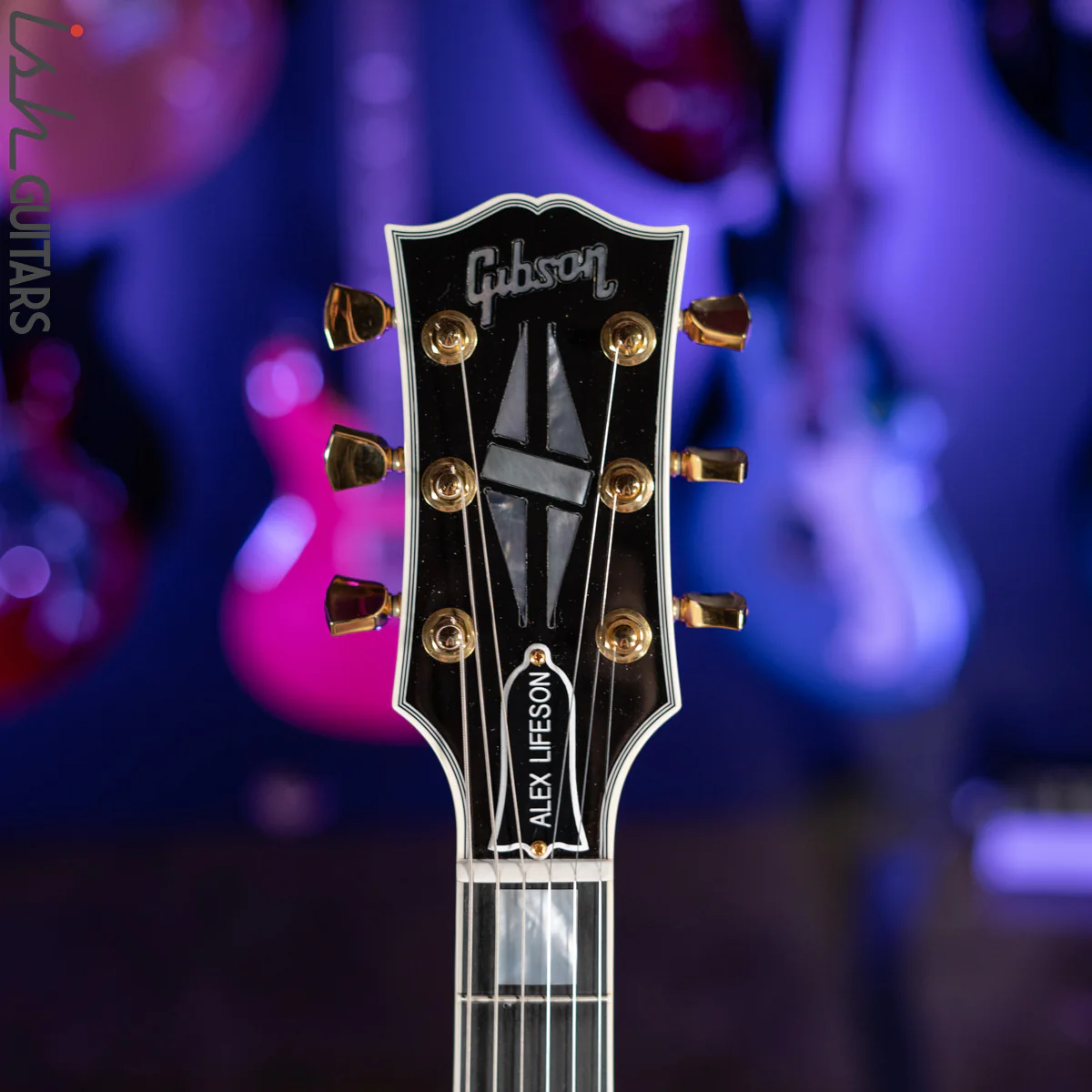 2010 Gibson Custom Shop ES-355 Semi-Hollow Alex Lifeson Signature Alpine White - Image 6