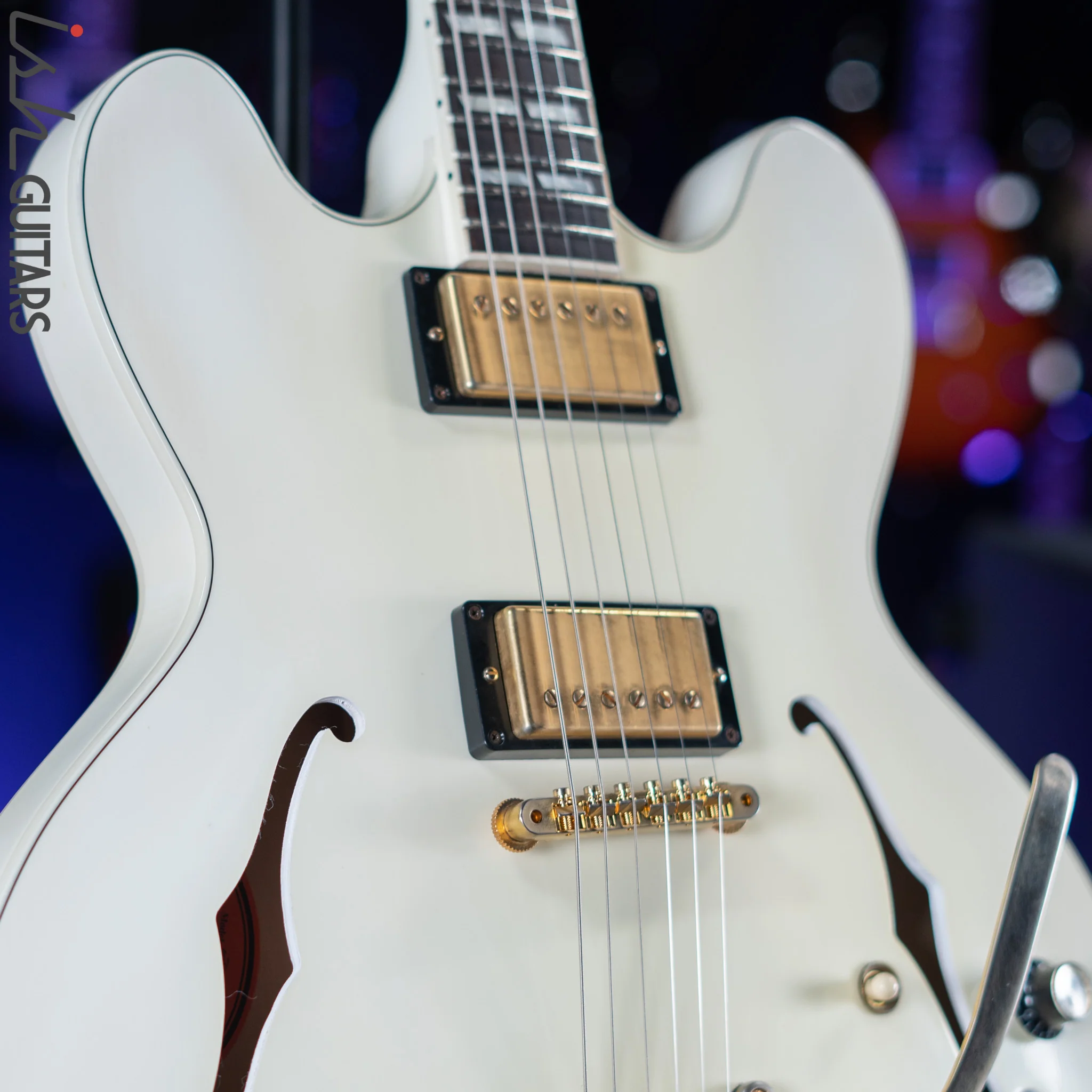 2010 Gibson Custom Shop ES 345 VOS 1959 Varitone Stereo w/ Bigsby Alpine White - Image 3