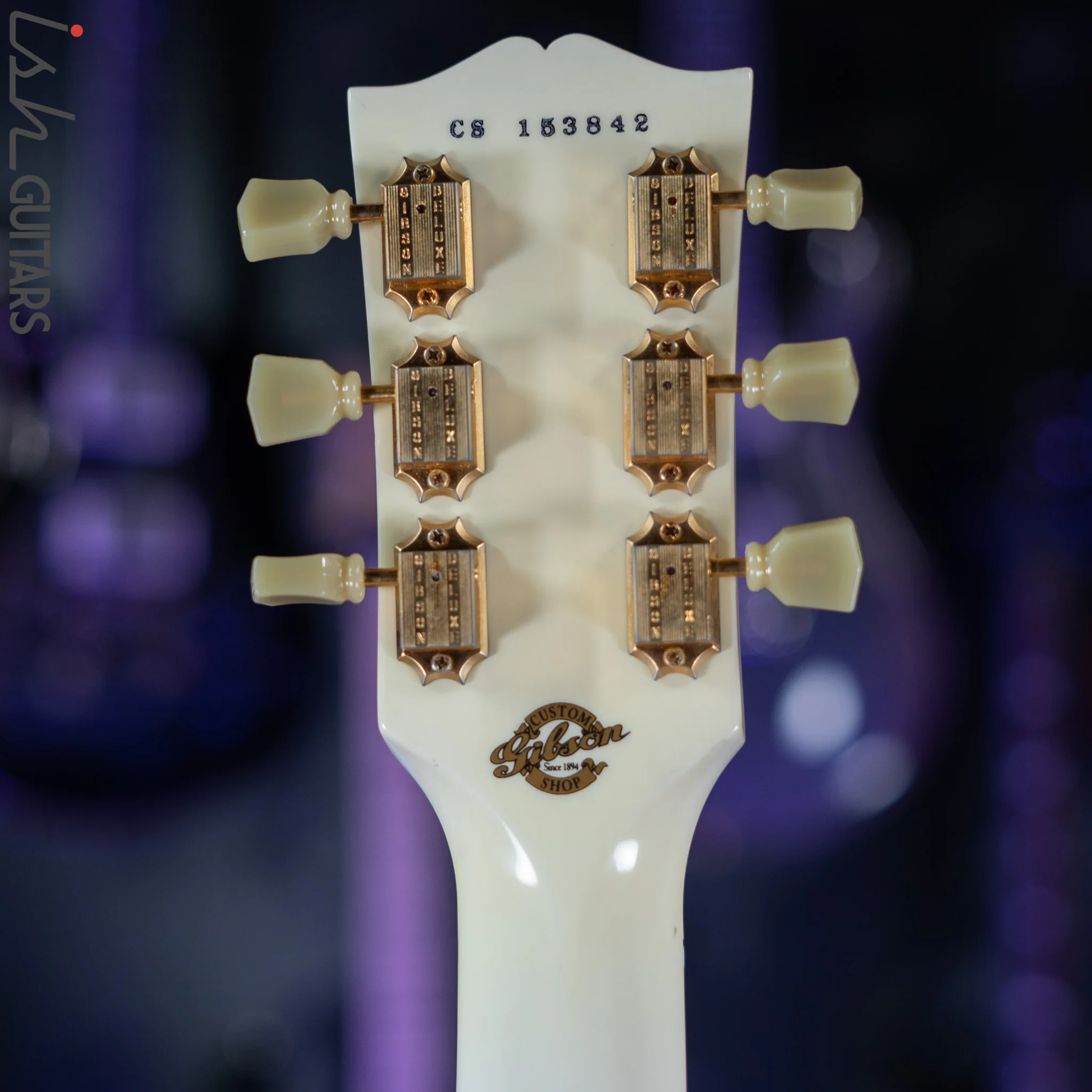 2010 Gibson Custom Shop ES 345 VOS 1959 Varitone Stereo w/ Bigsby Alpine White - Image 8